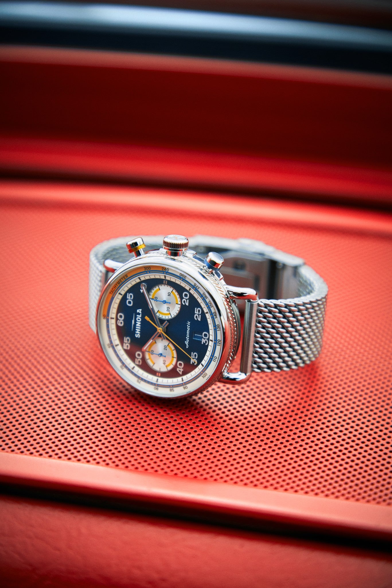 Canfield Speedway Open Road Automatic Chronograph Watch - Blue - Image 9