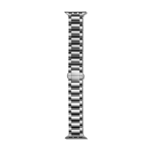 20mm Stainless Steel 3-Link Apple Watch Bracelet - Stainless Steel