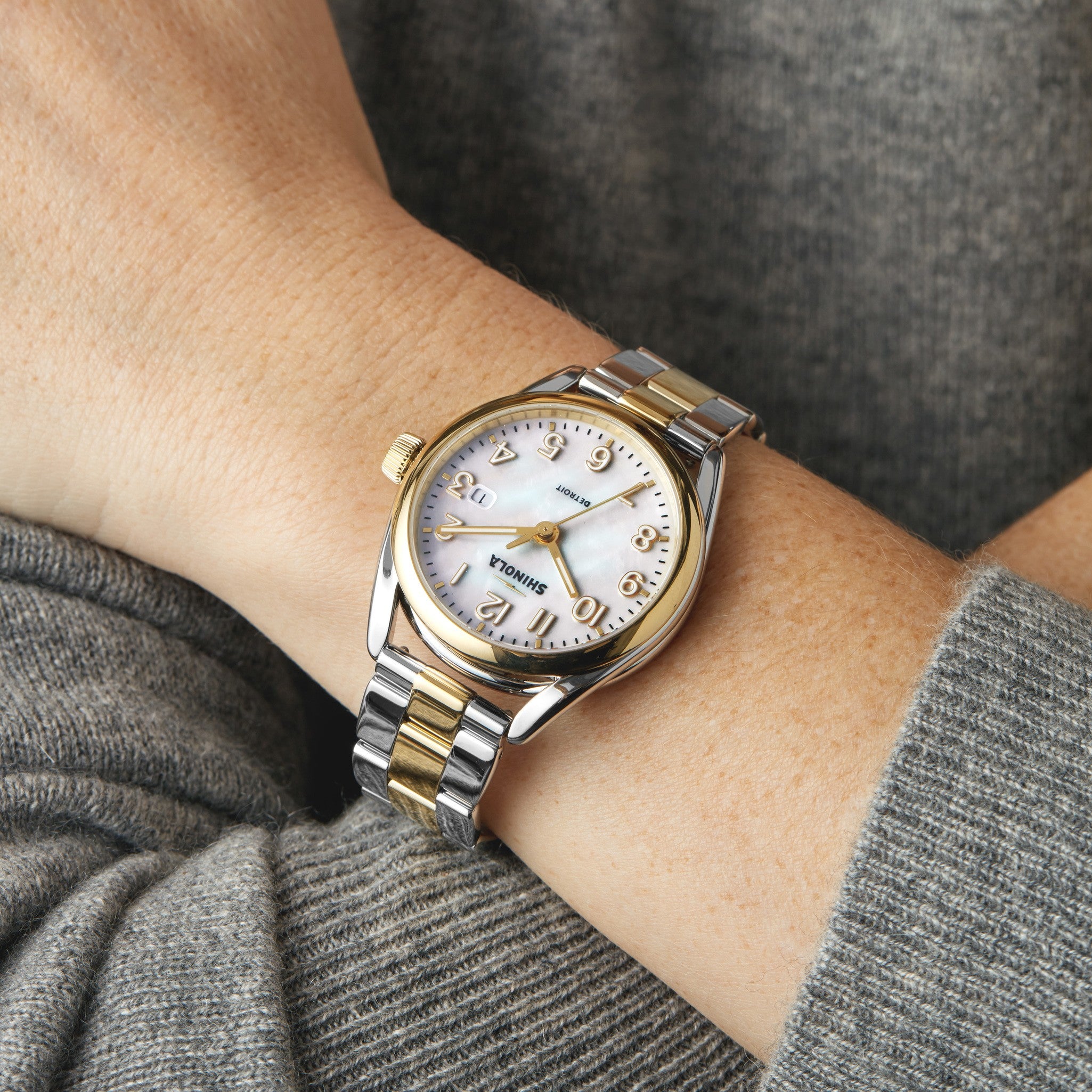 Derby Watch - White Mother of Pearl - Image 2