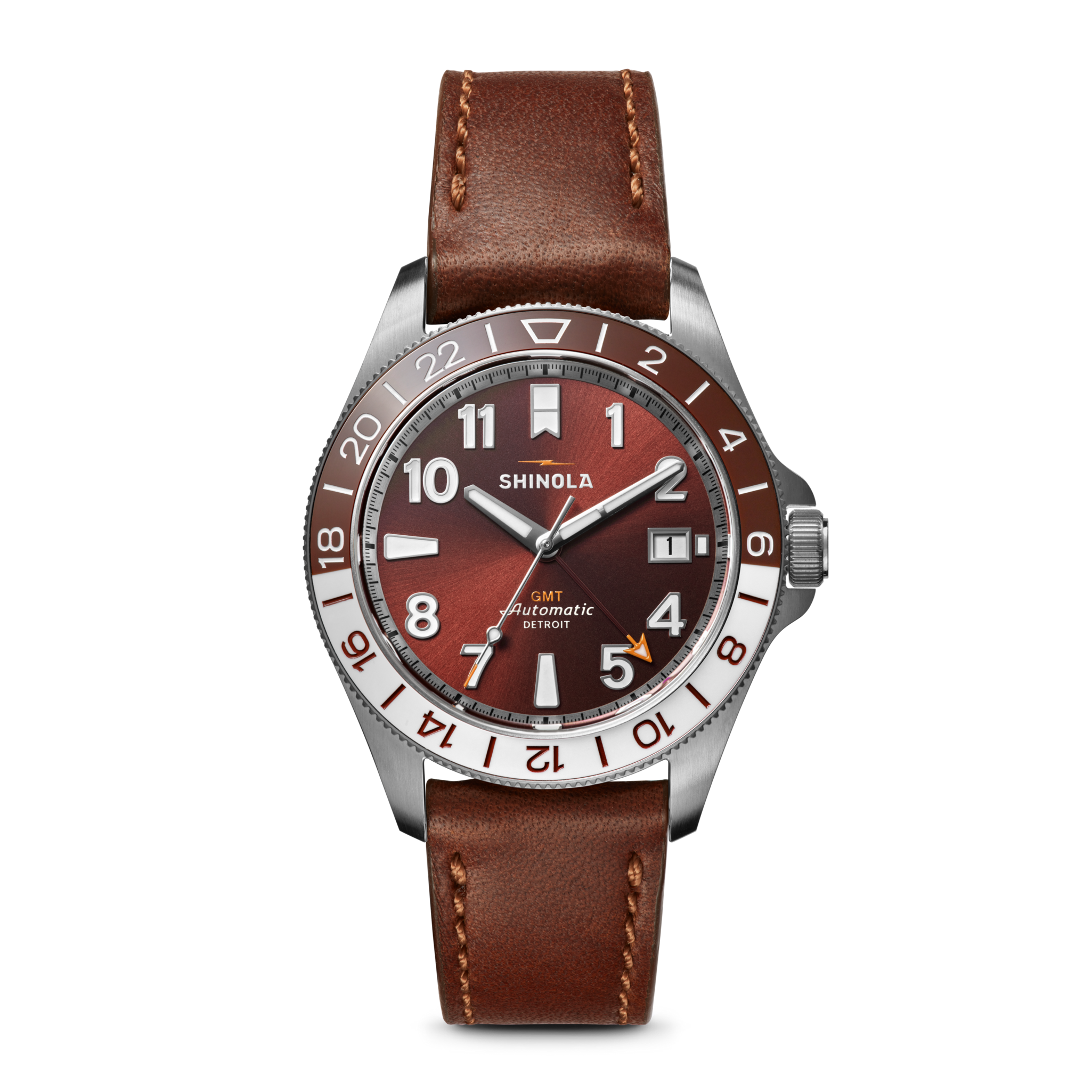 Monster GMT Automatic Watch - Whiskey - Image 8