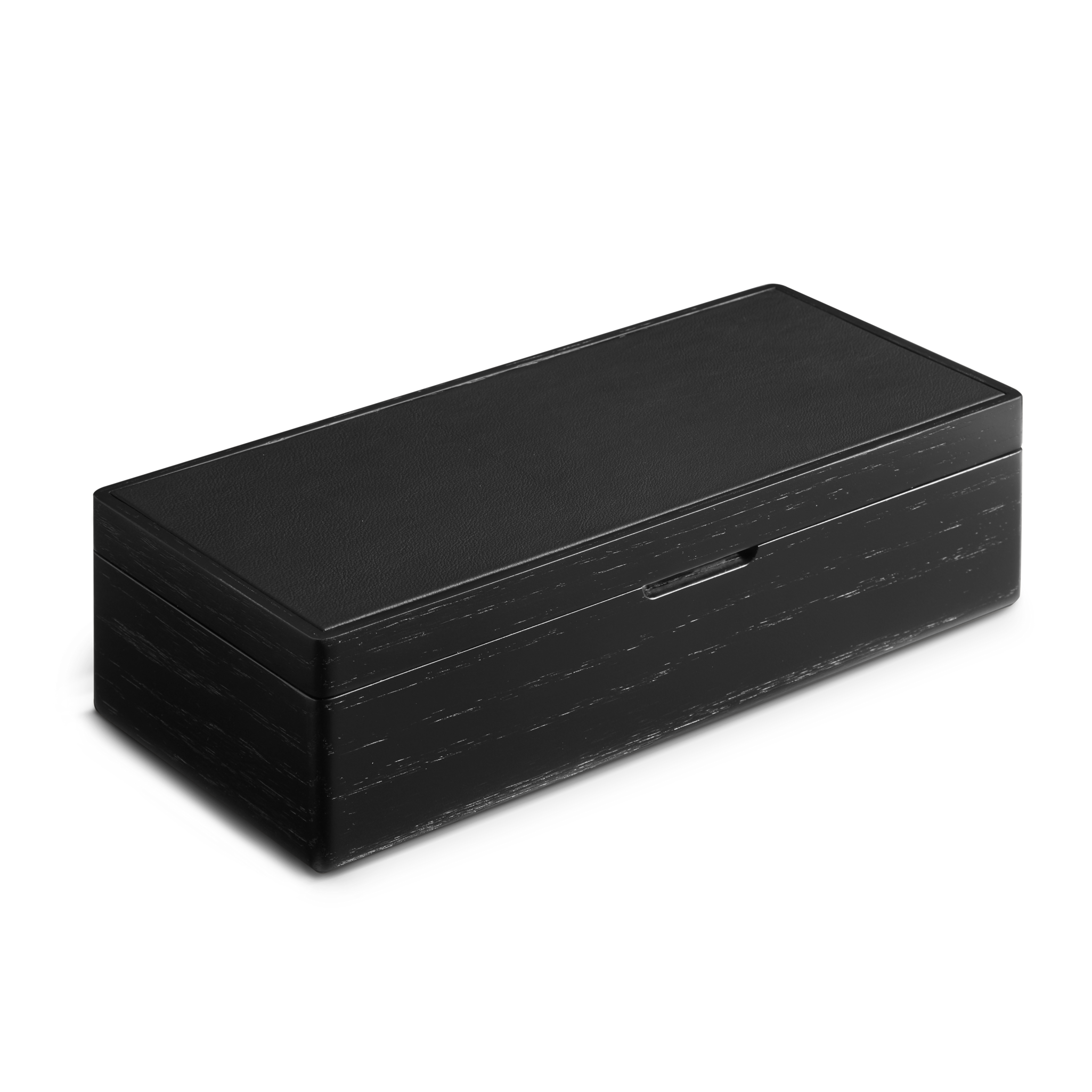 4 Slot Watch Collector's Box - Black - Image 3