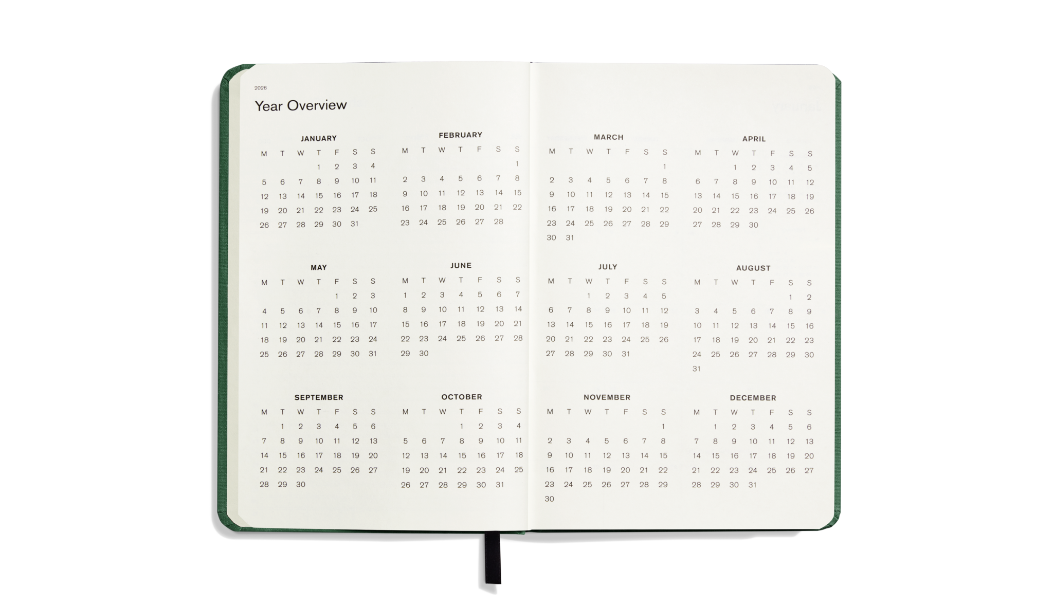 2026 12 Month Runwell Planner - Fern - Image 5