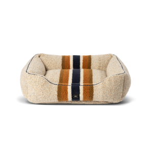Kuddle Dog Bed - Stripe Oat