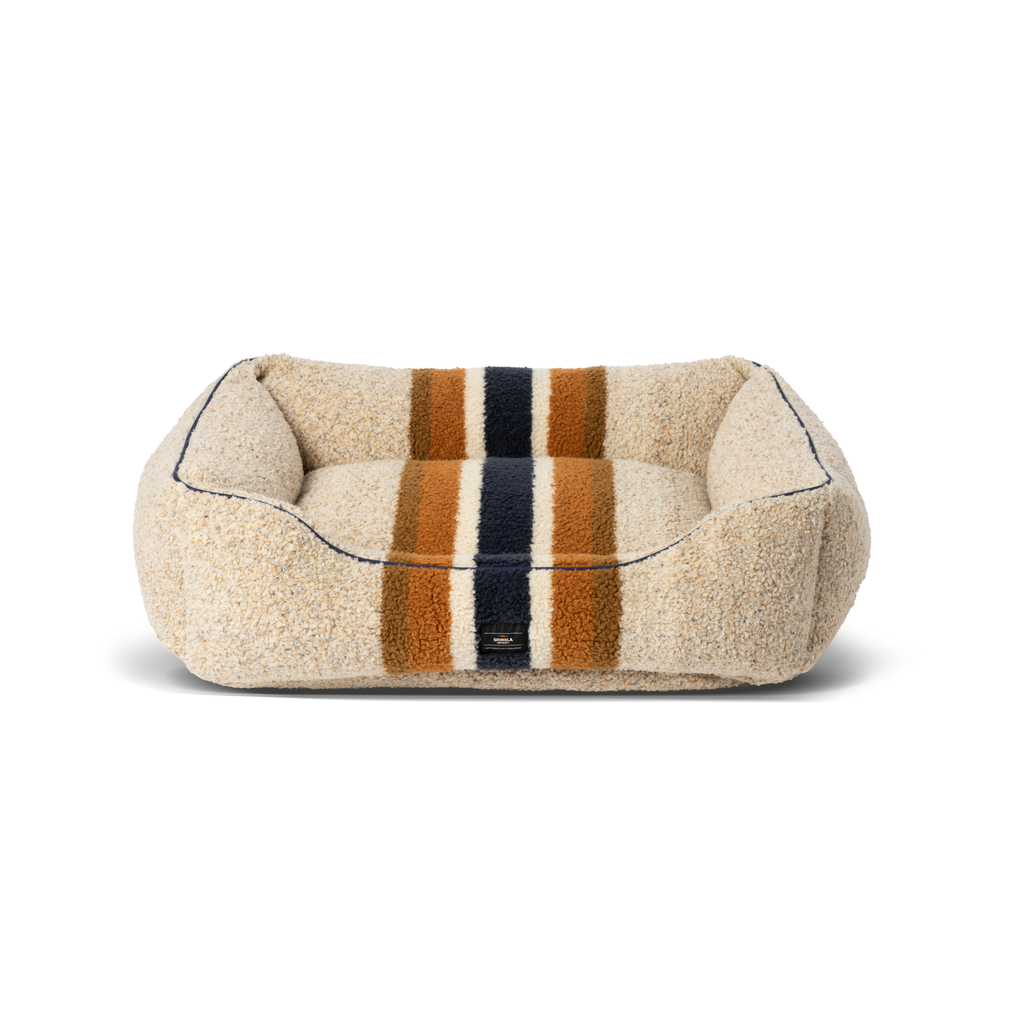 Kuddle Dog Bed - Stripe Oat