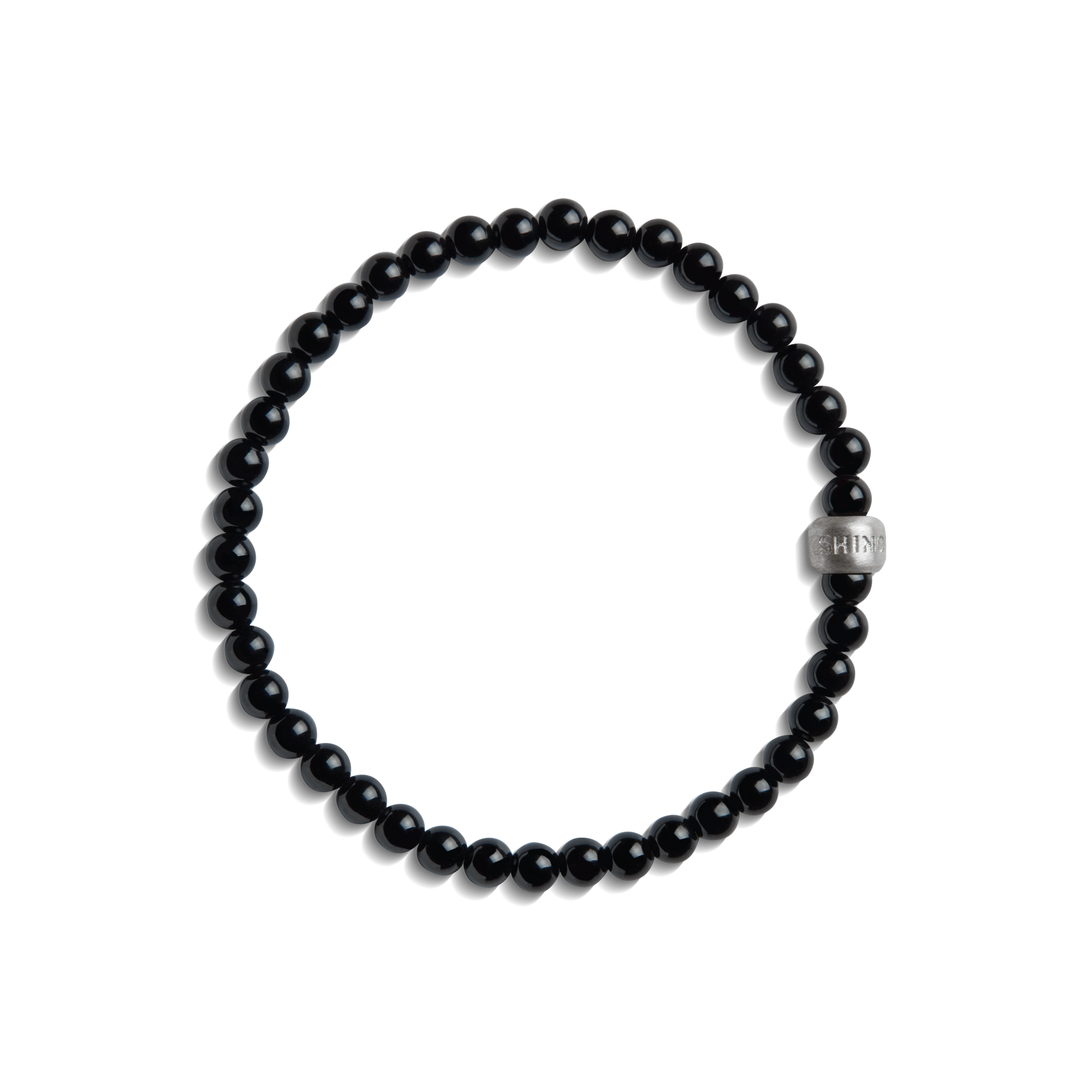 4mm Beaded Onyx Bracelet - Onyx