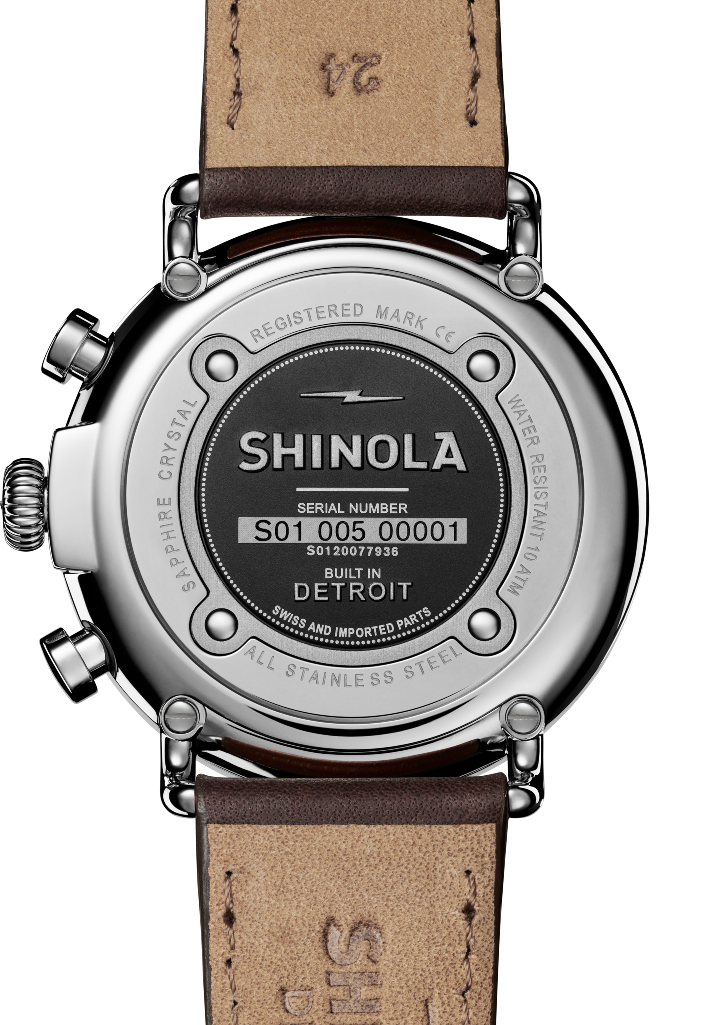Runwell Chronograph Watch - Silver - Image 4