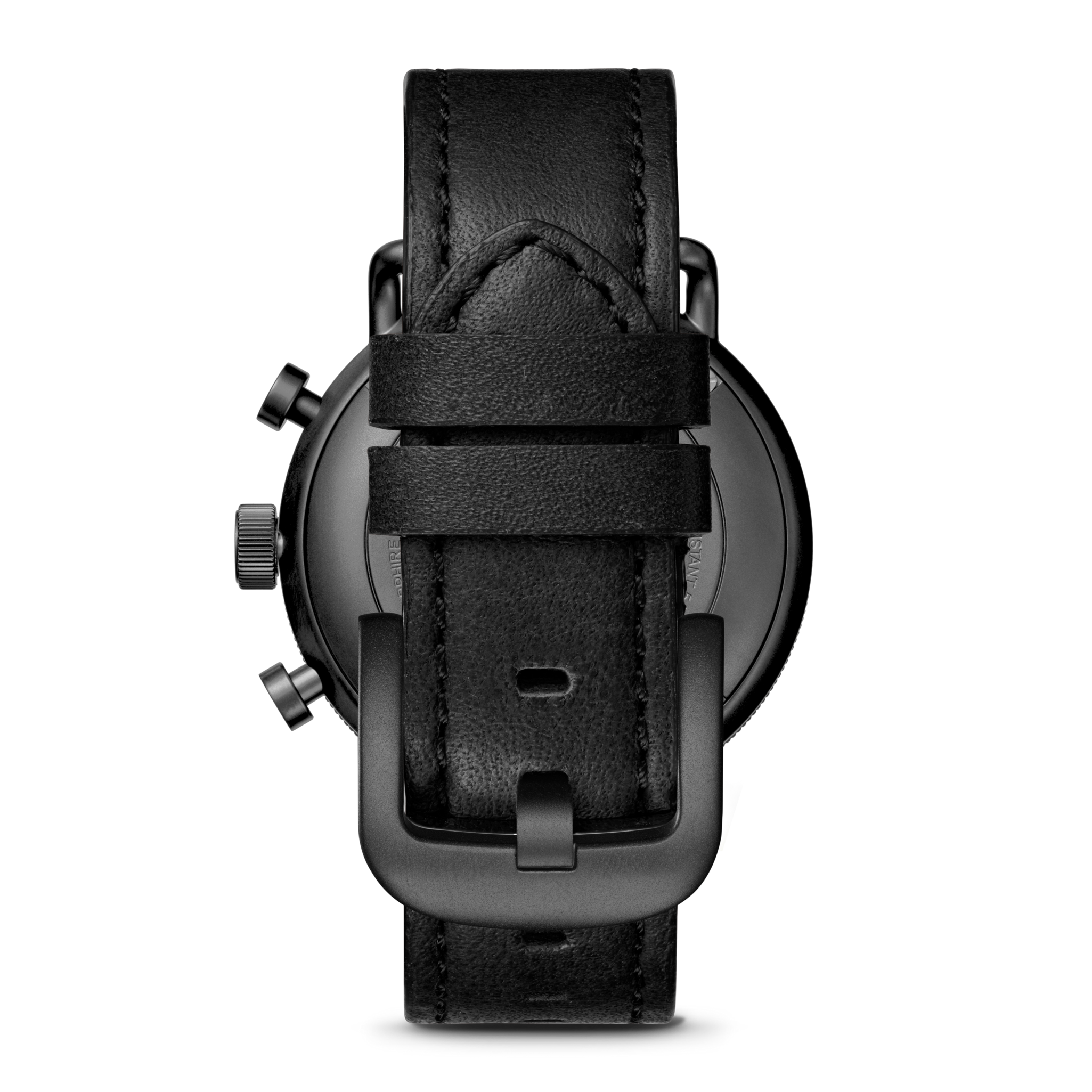 Canfield Sport Chronograph Watch - Black Leather Strap - Image 5