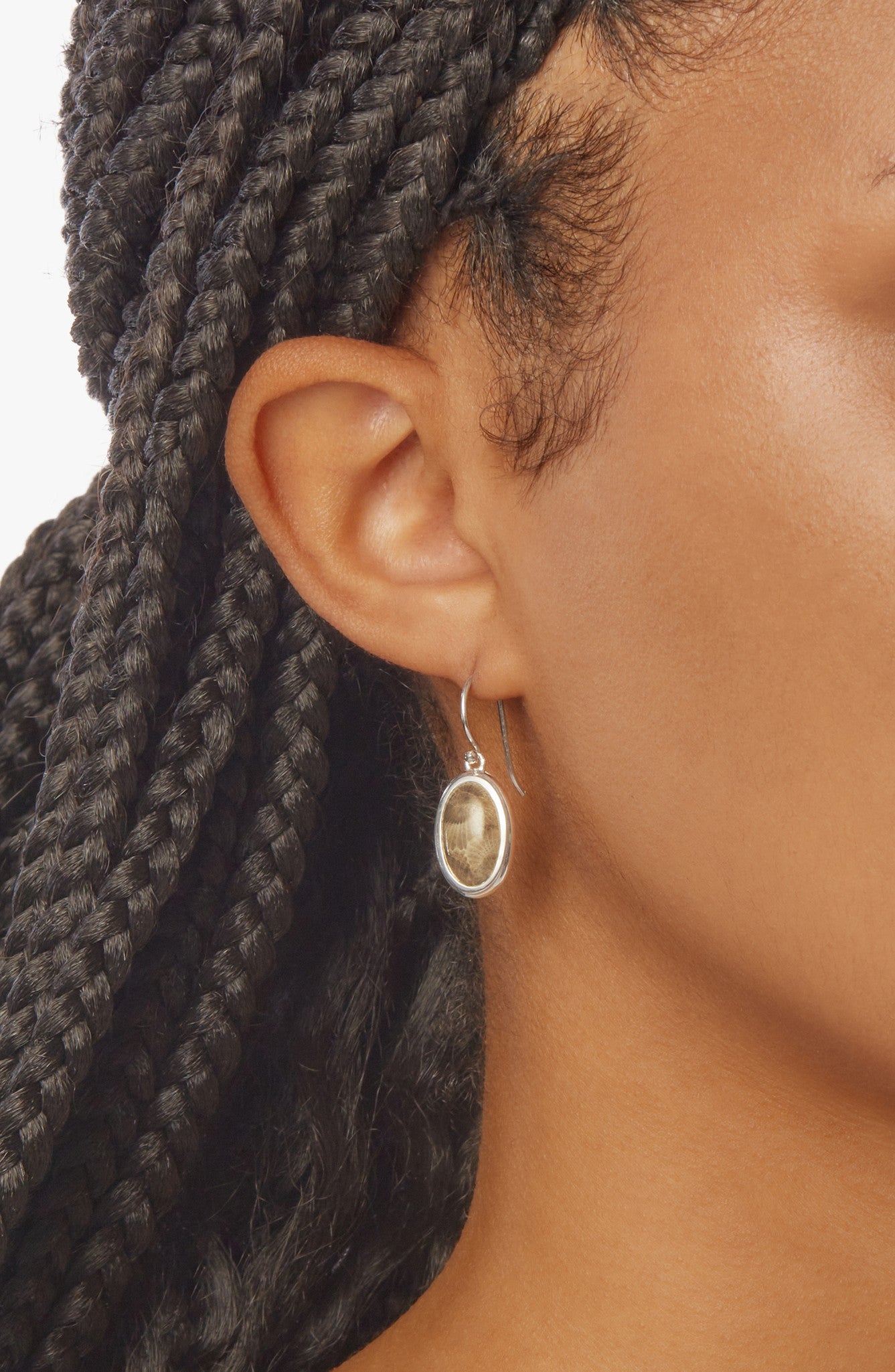 Heirloom Petoskey Drop Earrings - Sterling Silver - Image 5
