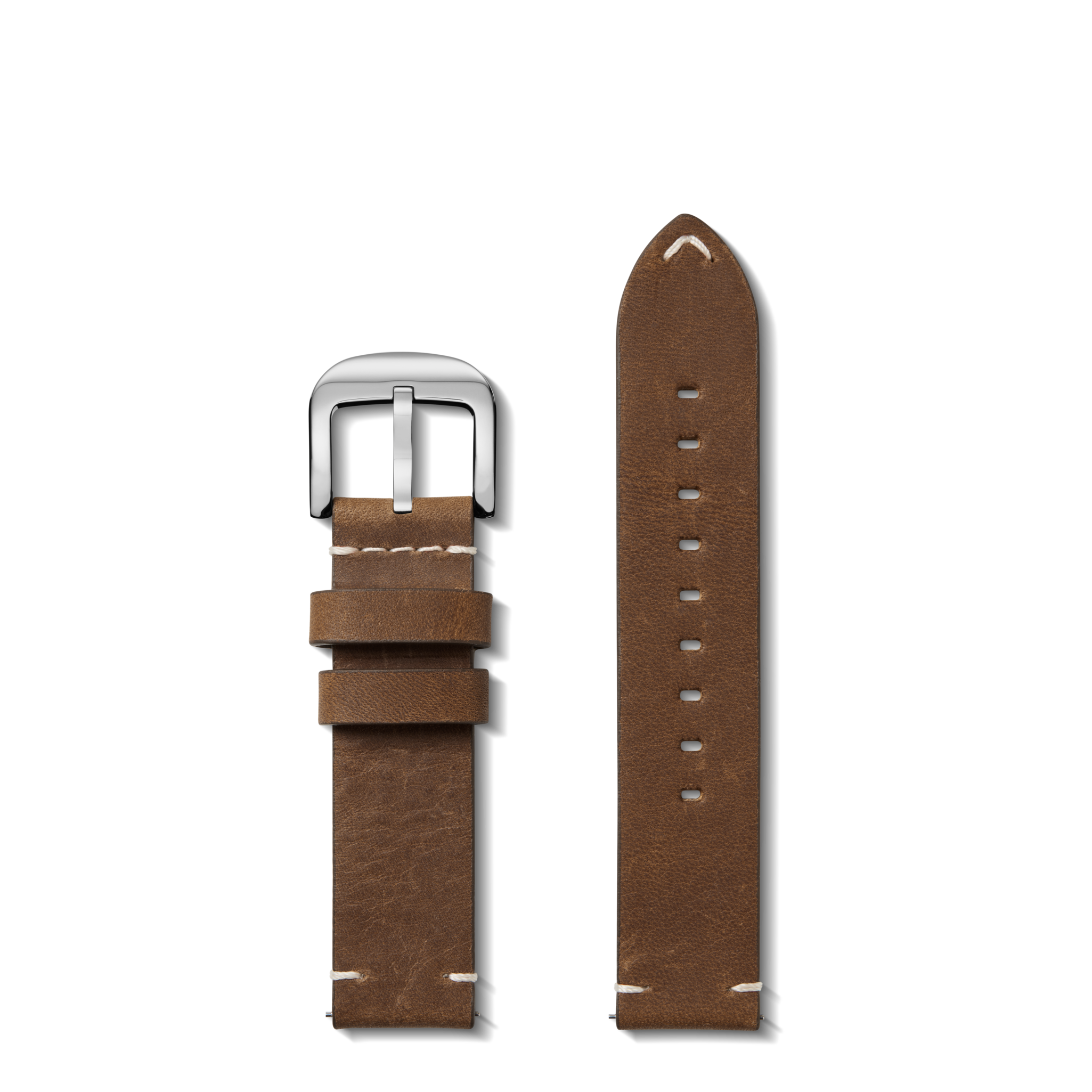 20mm British Tan Leather Watch Strap - British Tan