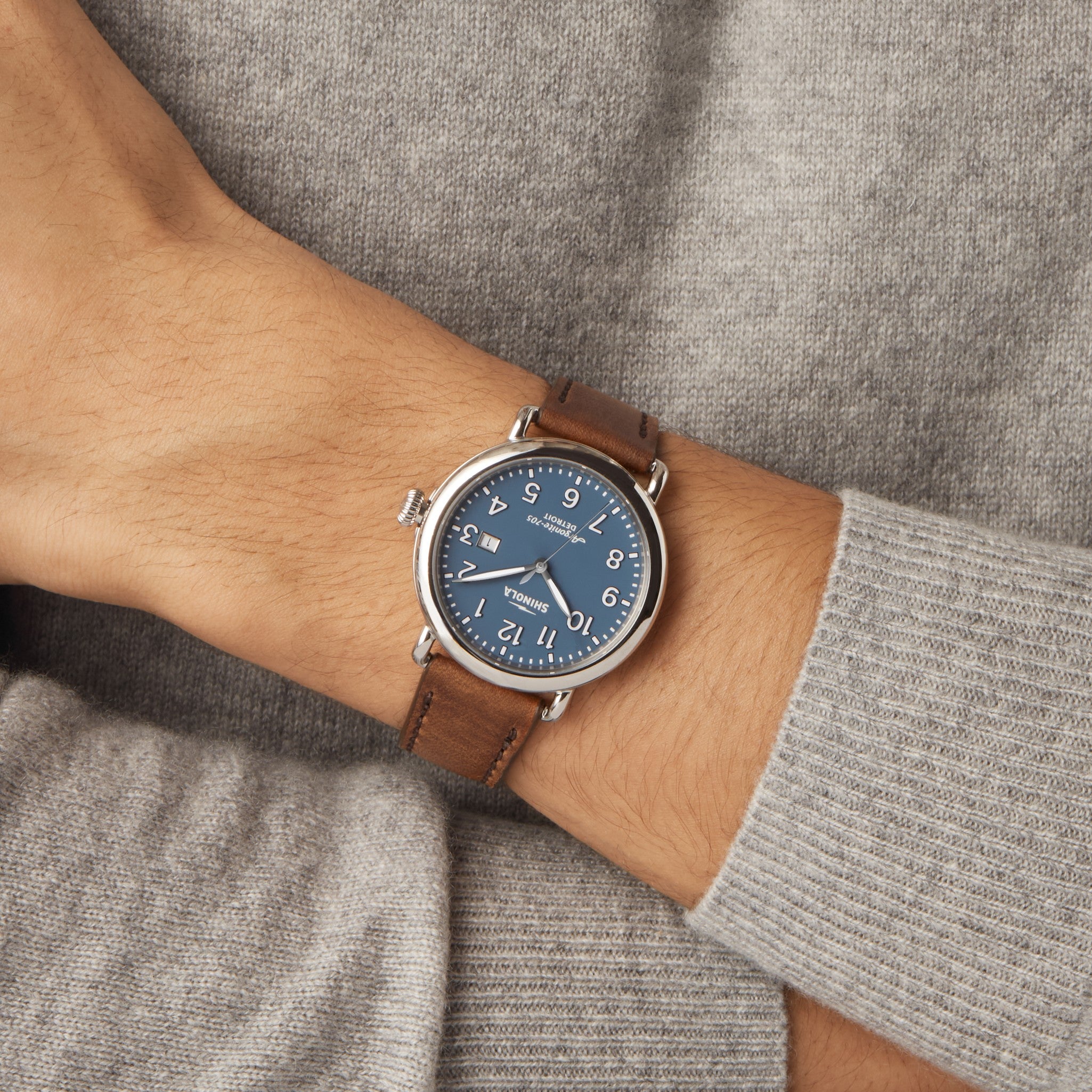 Runwell Date Watch - Blue - Image 2