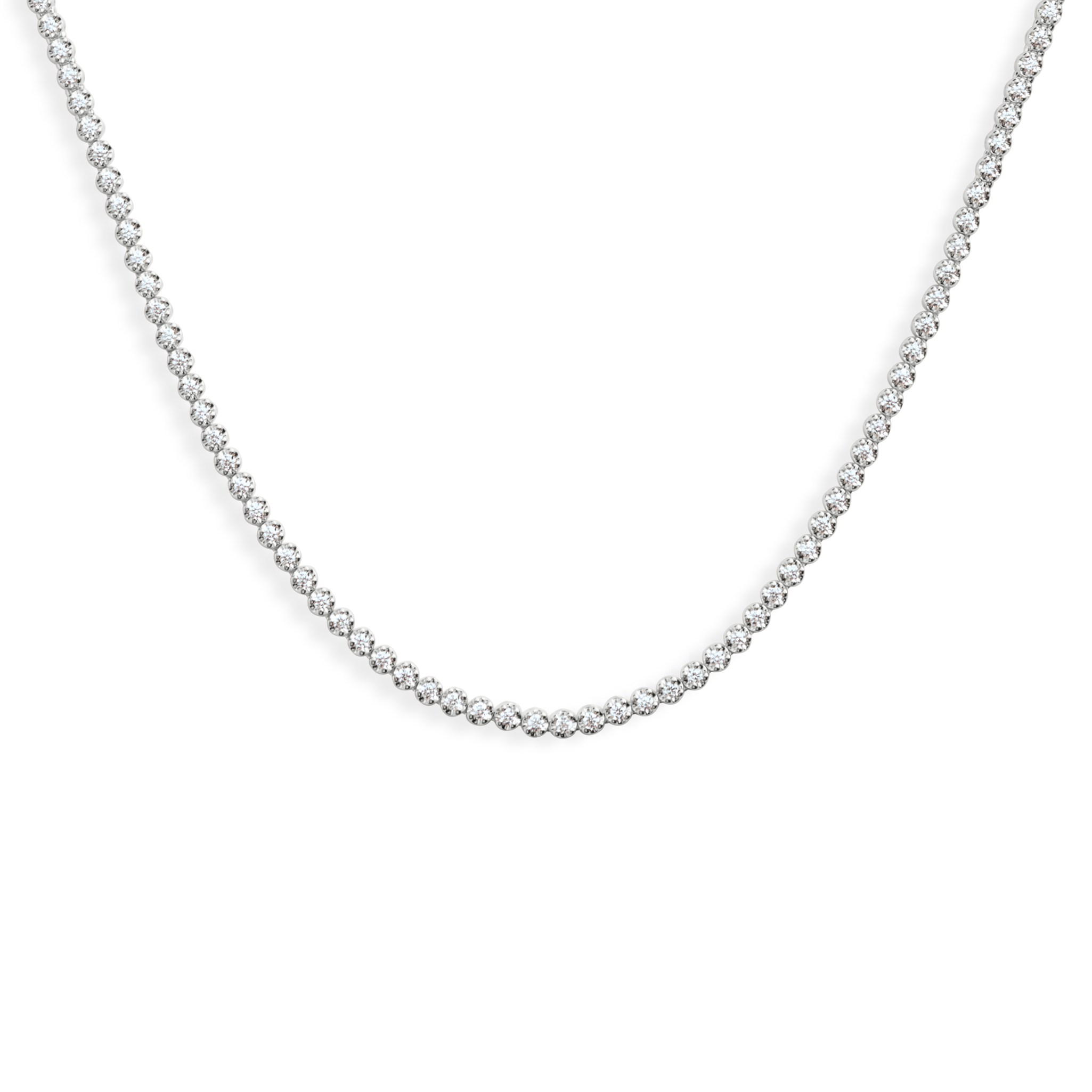 5 Carat Diamond Tennis Necklace - White Gold