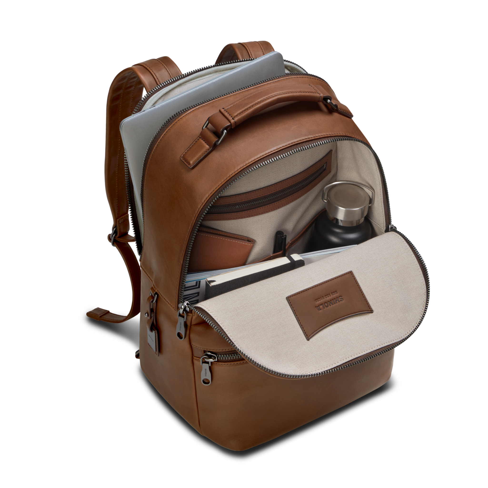 Runwell Backpack - Medium Brown - Image 3