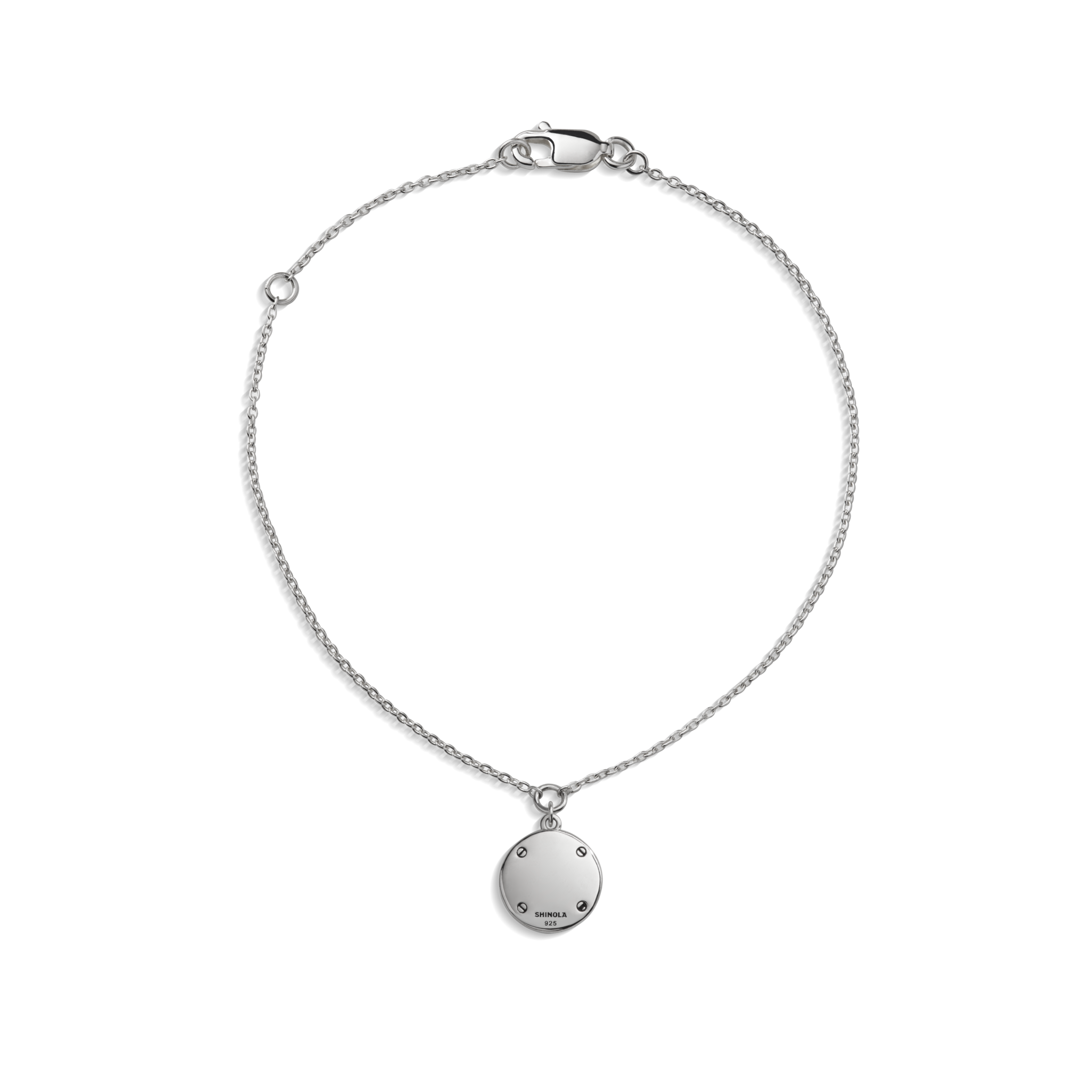 Heirloom Mother Of Pearl Charm Bracelet - Sterling Silver - Image 5