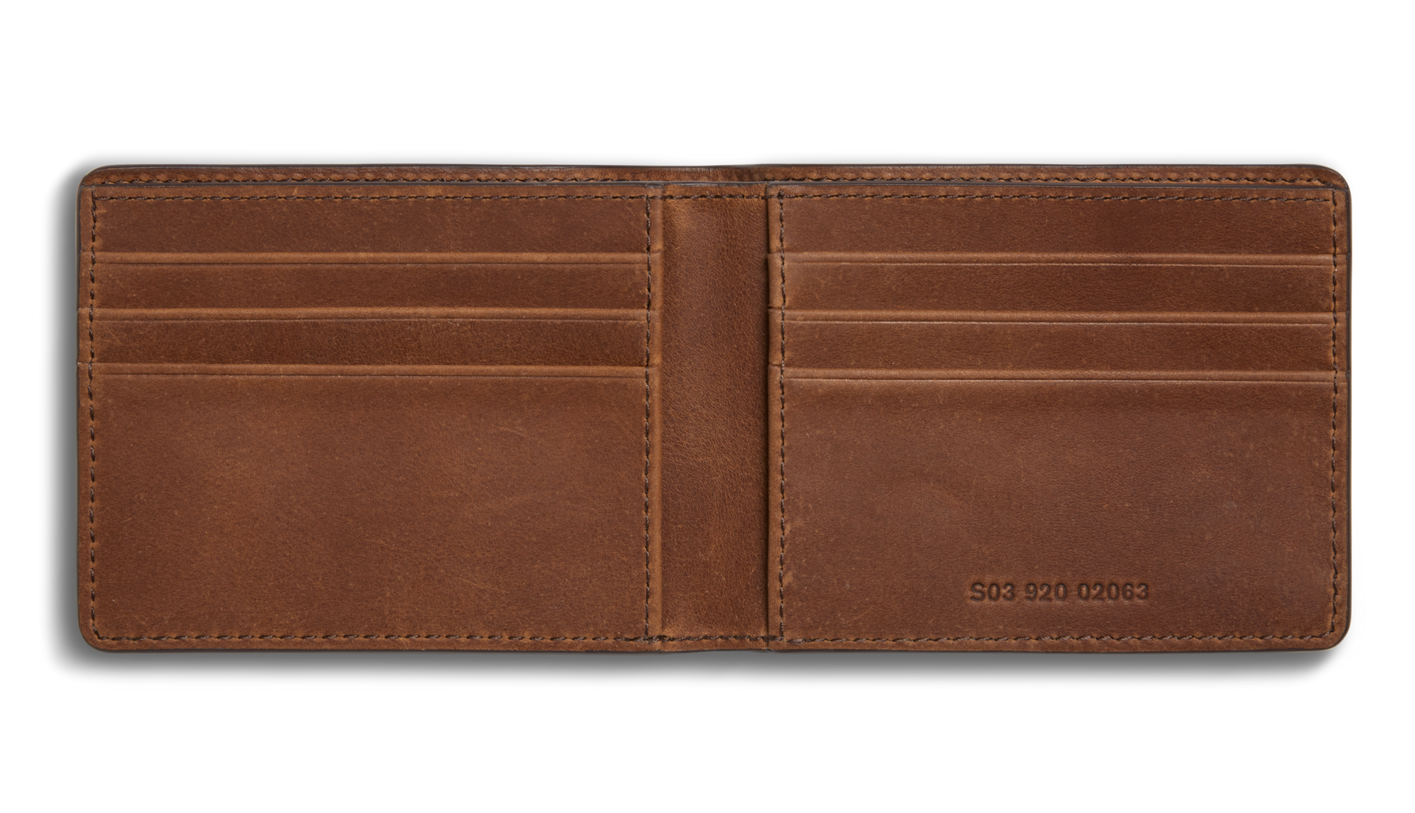 Slim Bifold Wallet - Medium Brown - Image 2