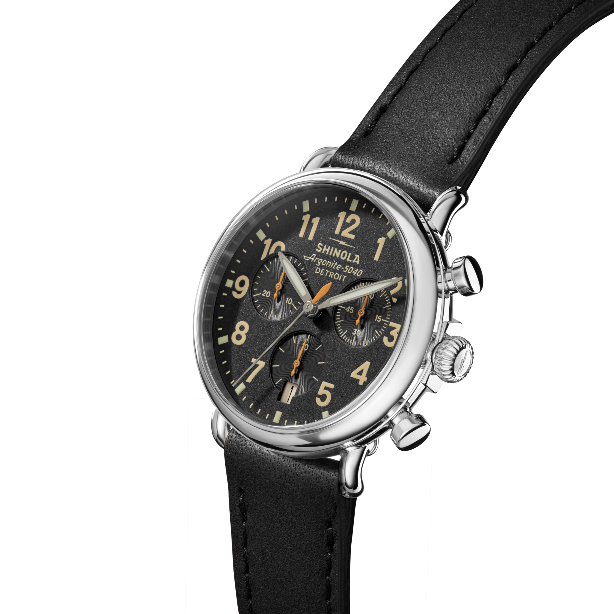 Runwell Chronograph Watch - Exclusive Black - Image 5