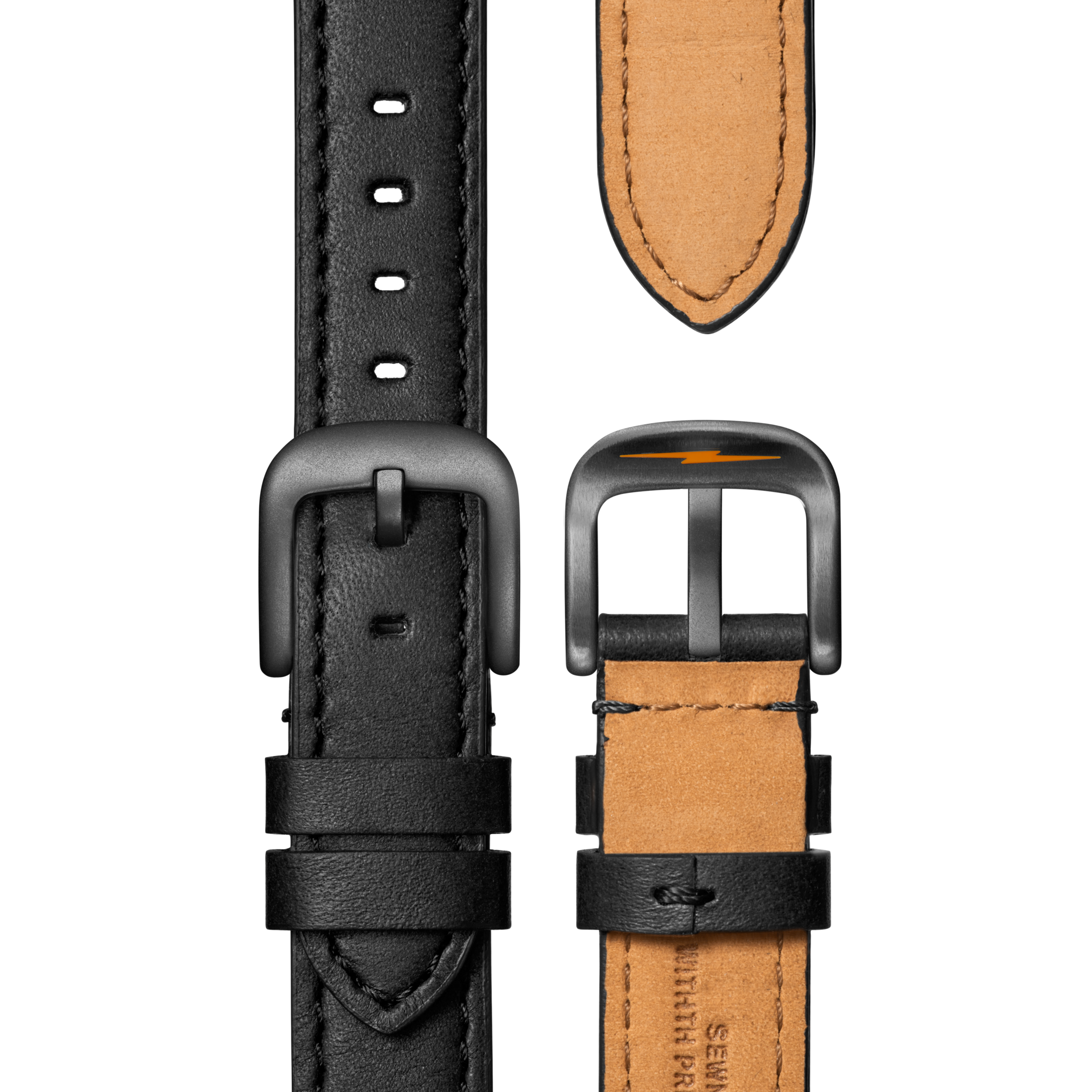 Canfield Sport Chronograph Watch - Black Leather Strap - Image 7
