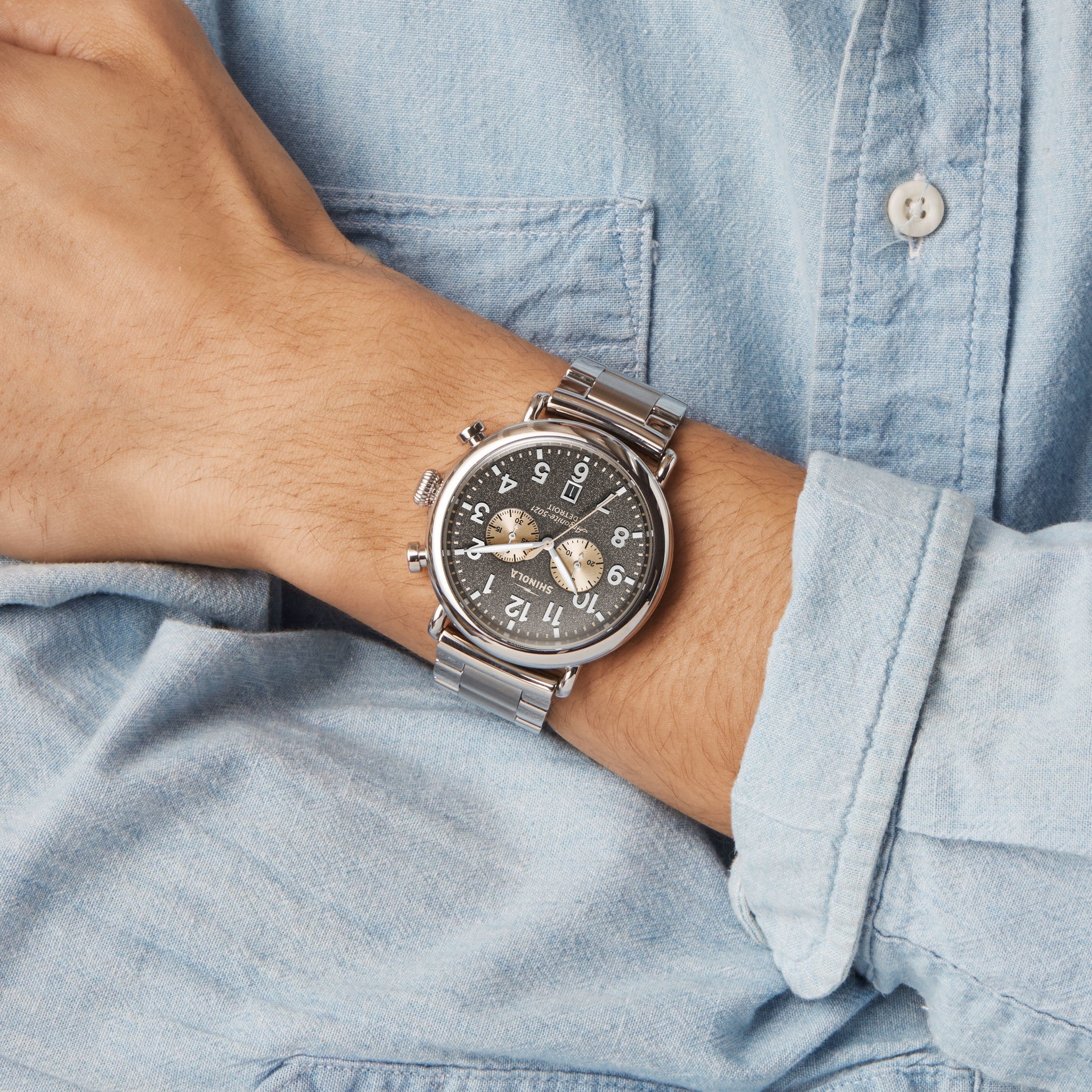 Runwell Chronograph Watch - Cool Gray - Image 2