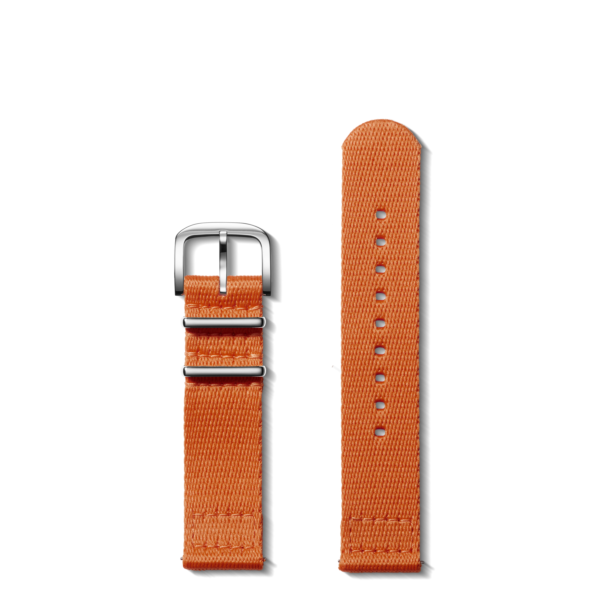 20mm Orange G10 Nylon Watch Strap - Orange