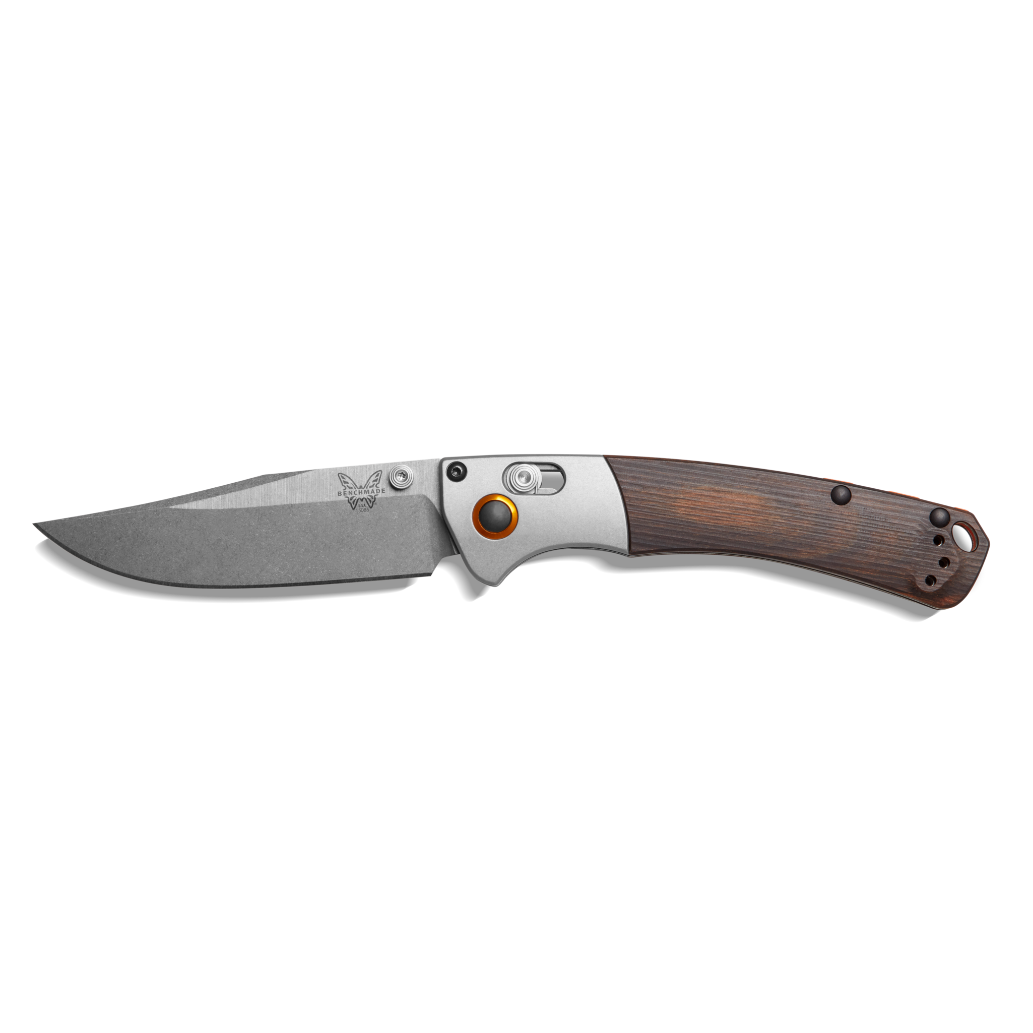 Shinola + Benchmade Mini Crooked River Pocket Knife - Steel - Image 2