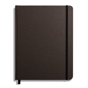 Large Hard Ruled Journal - Espresso