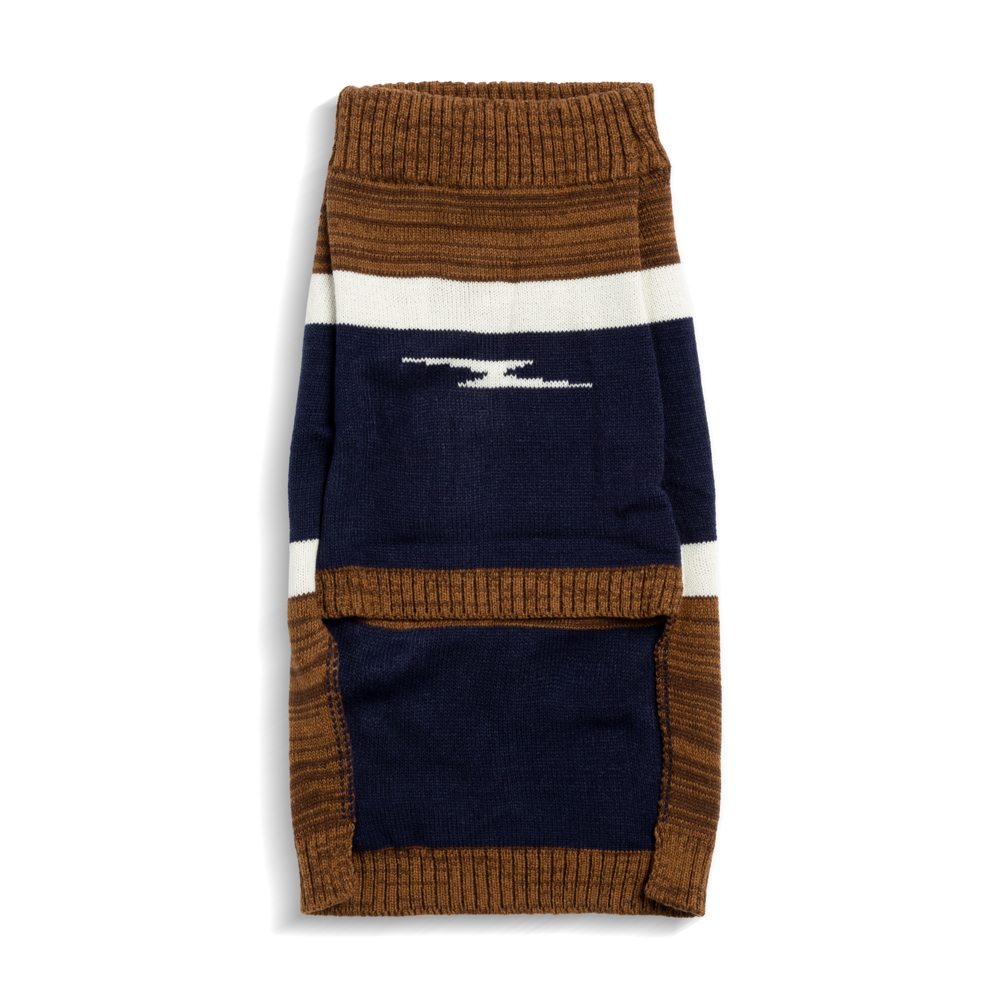 Dog Sweater - Brand Stripe / Tan - Image 3