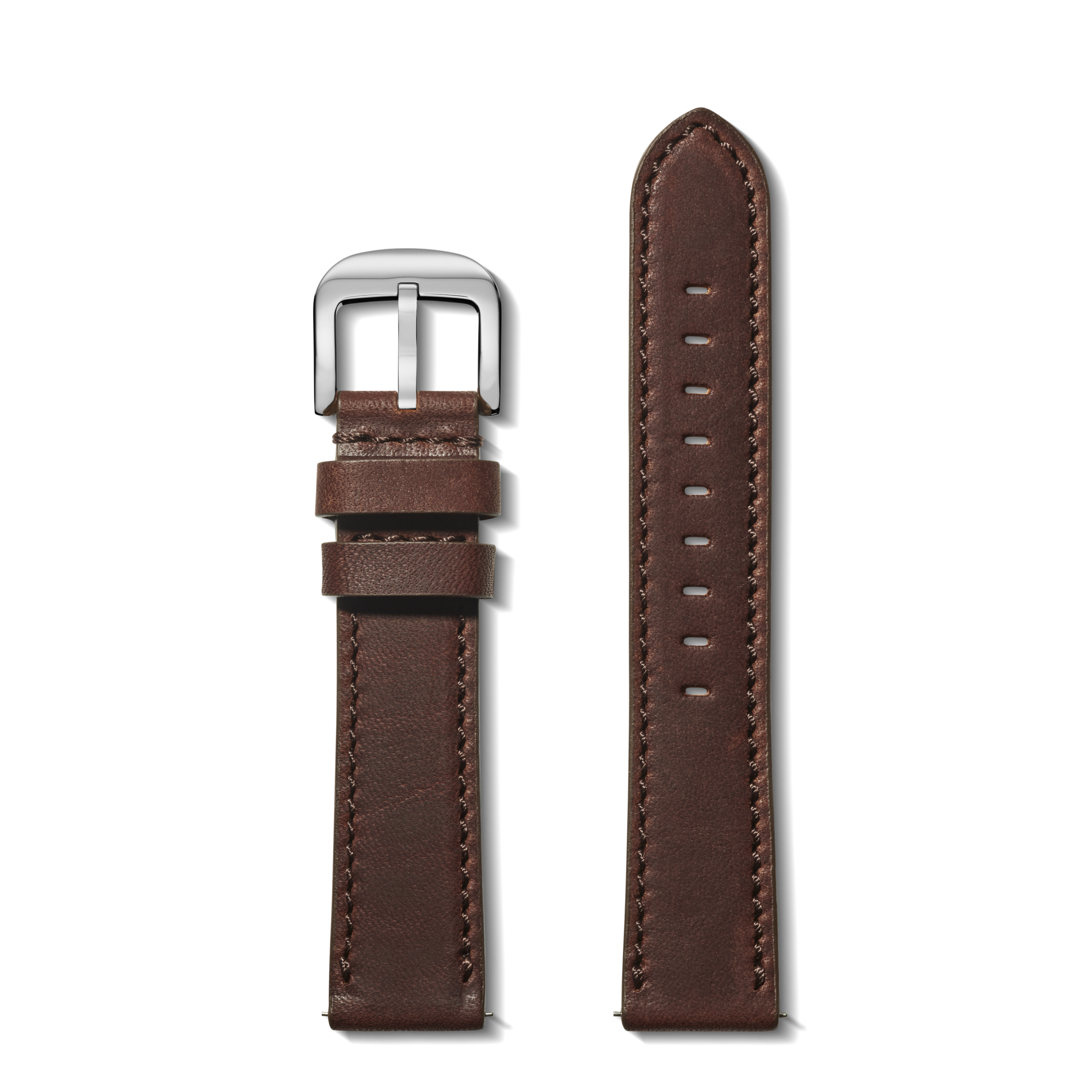 20mm Cattail Leather Watch Strap (XL) - Cattail