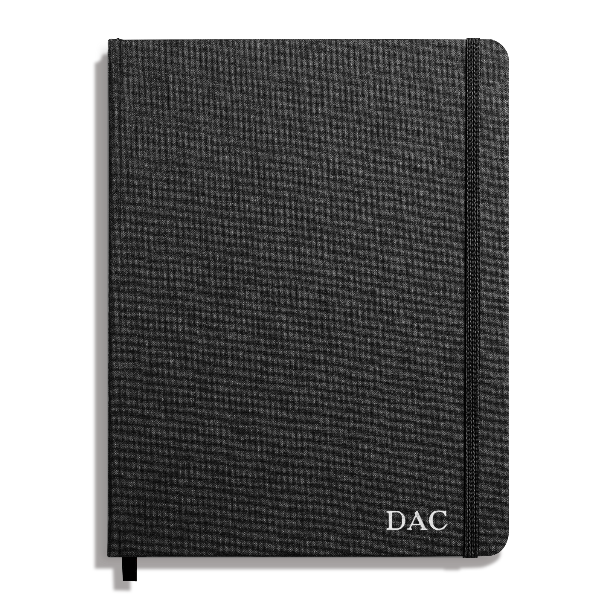 Large Hard Grid Journal - Black