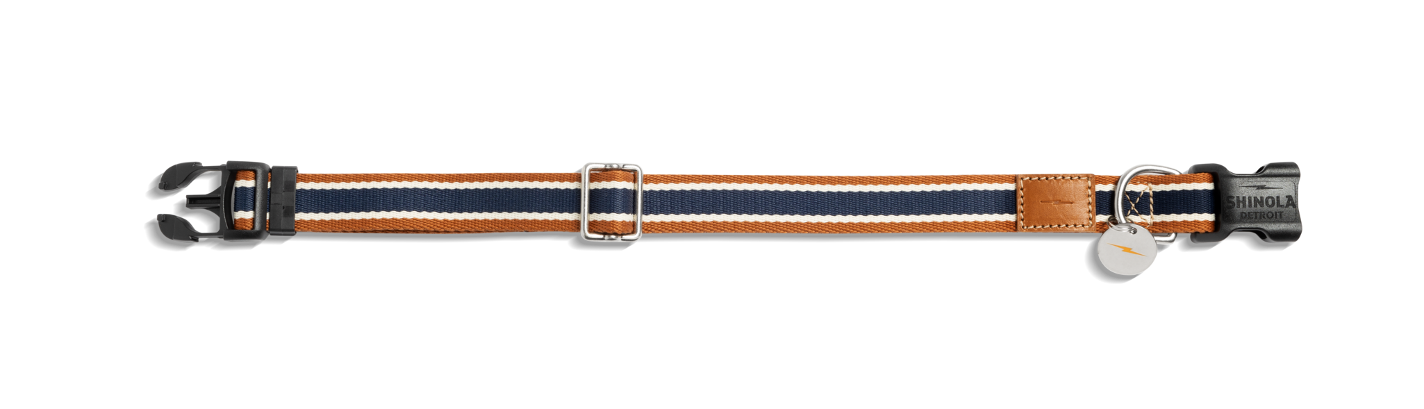 Nylon Dog Collar - Brand Stripe - Image 3