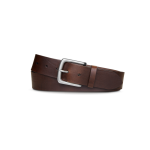 1 1/2 Essential Belt Natural Leather - Dark Brown
