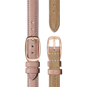 14mm Blush Leather Watch Strap - Blush