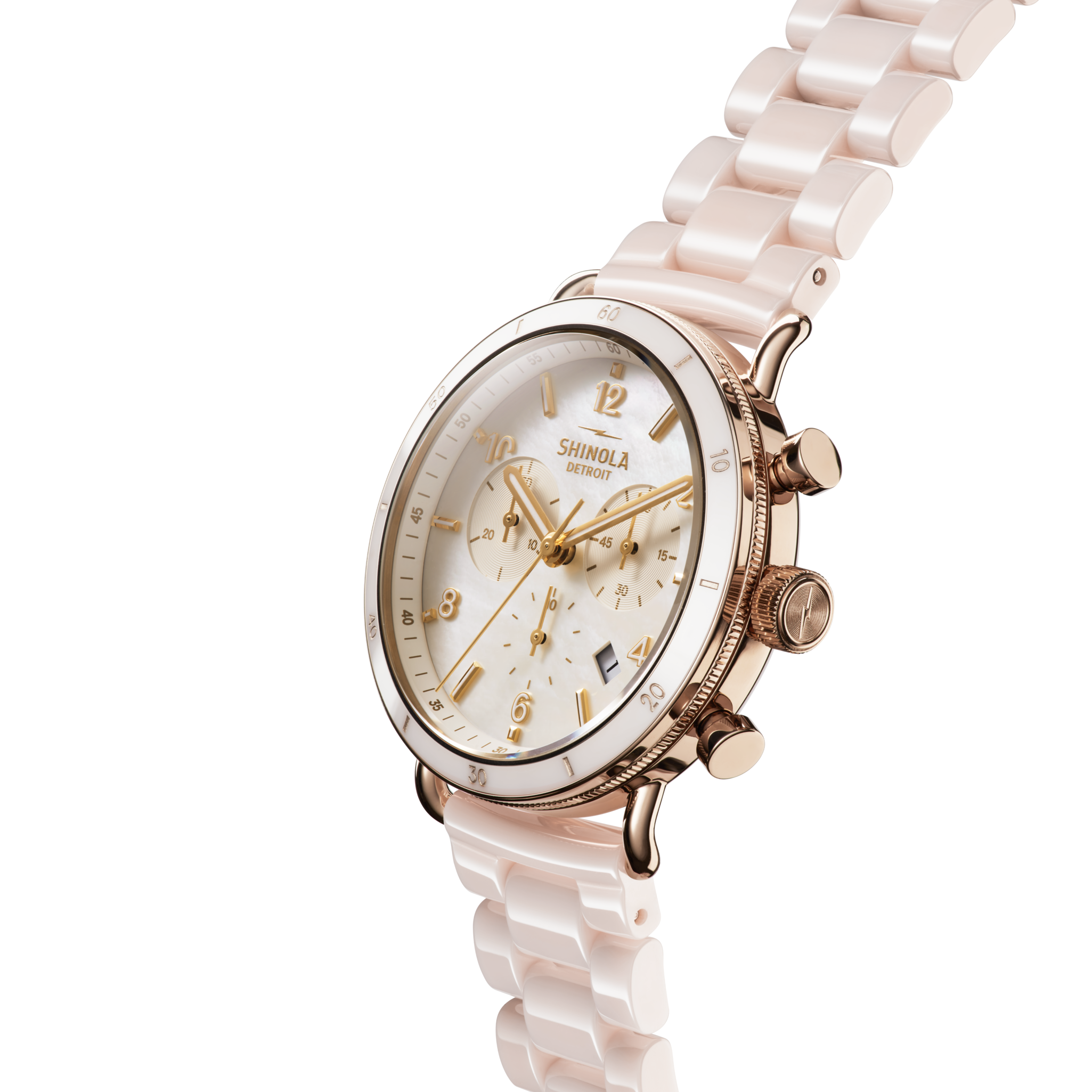 Canfield Sport Chronograph Watch - White - Image 3