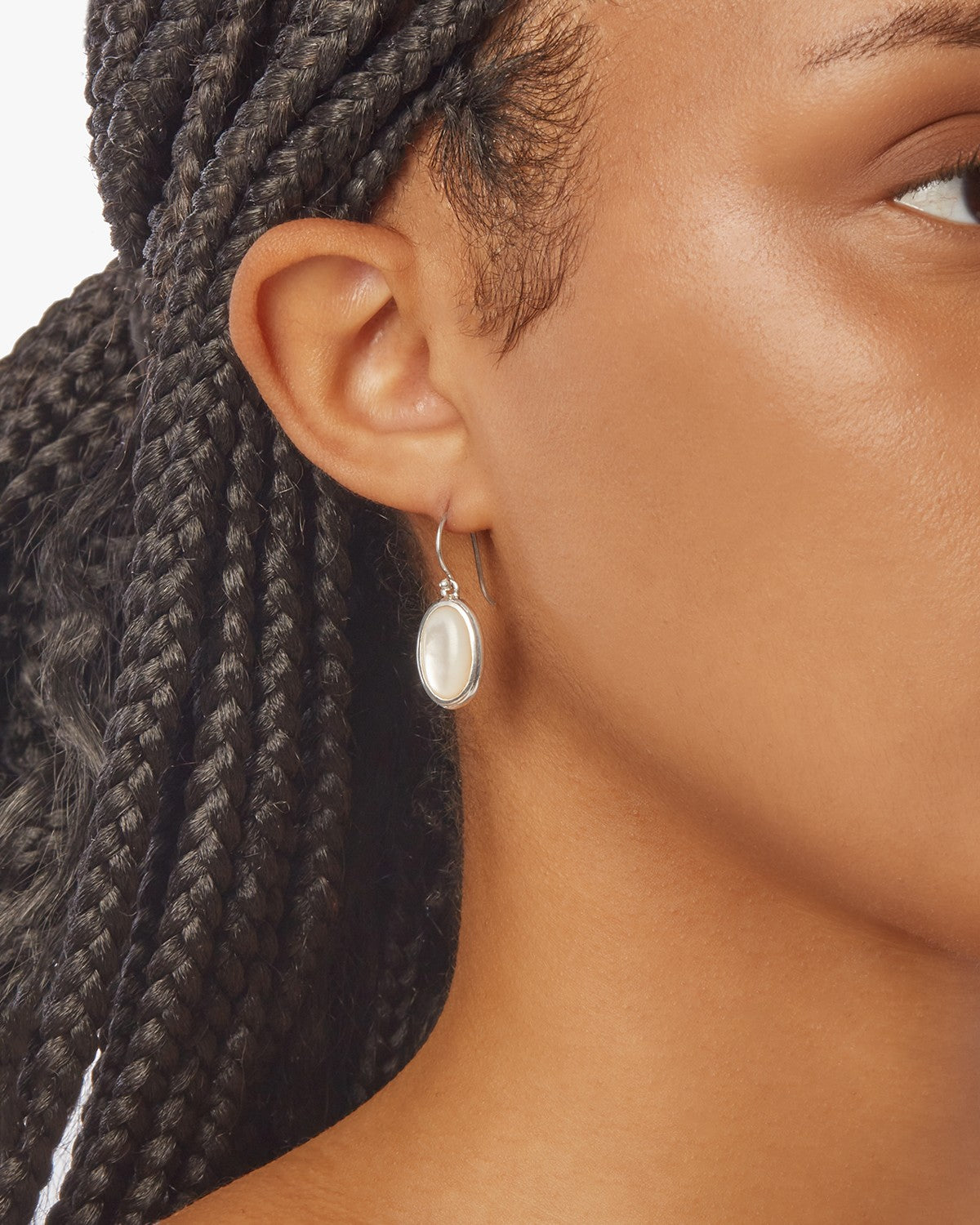 Heirloom Mother Of Pearl Drop Earrings - Sterling Silver - Image 9