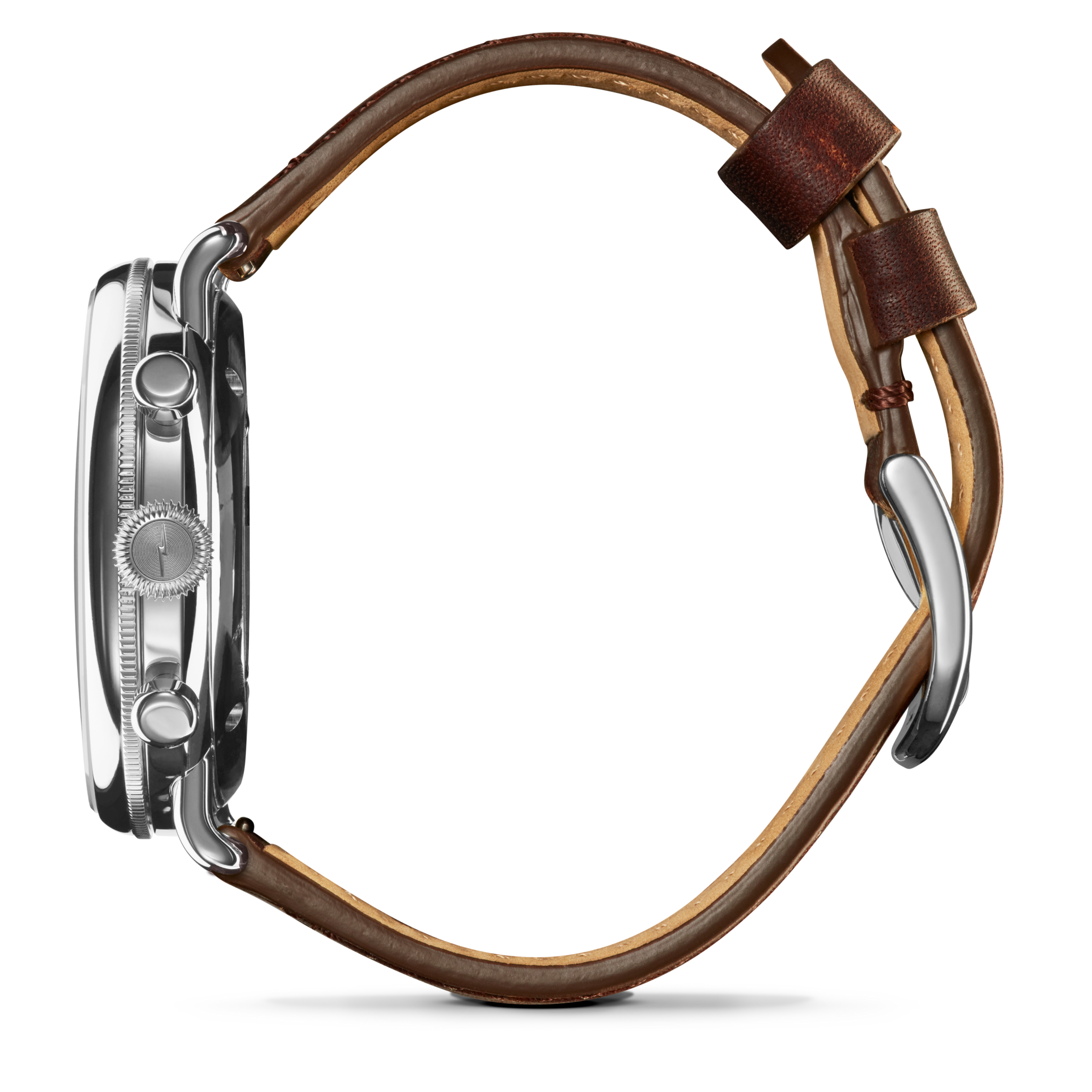 Canfield Chronograph Watch - Cattail Leather Strap - Image 5