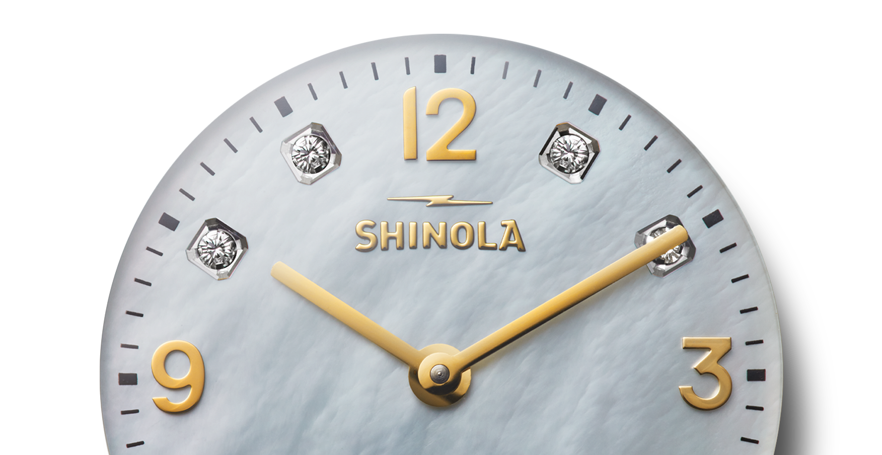 Diamond Derby Watch - White Mother of Pearl - Image 6