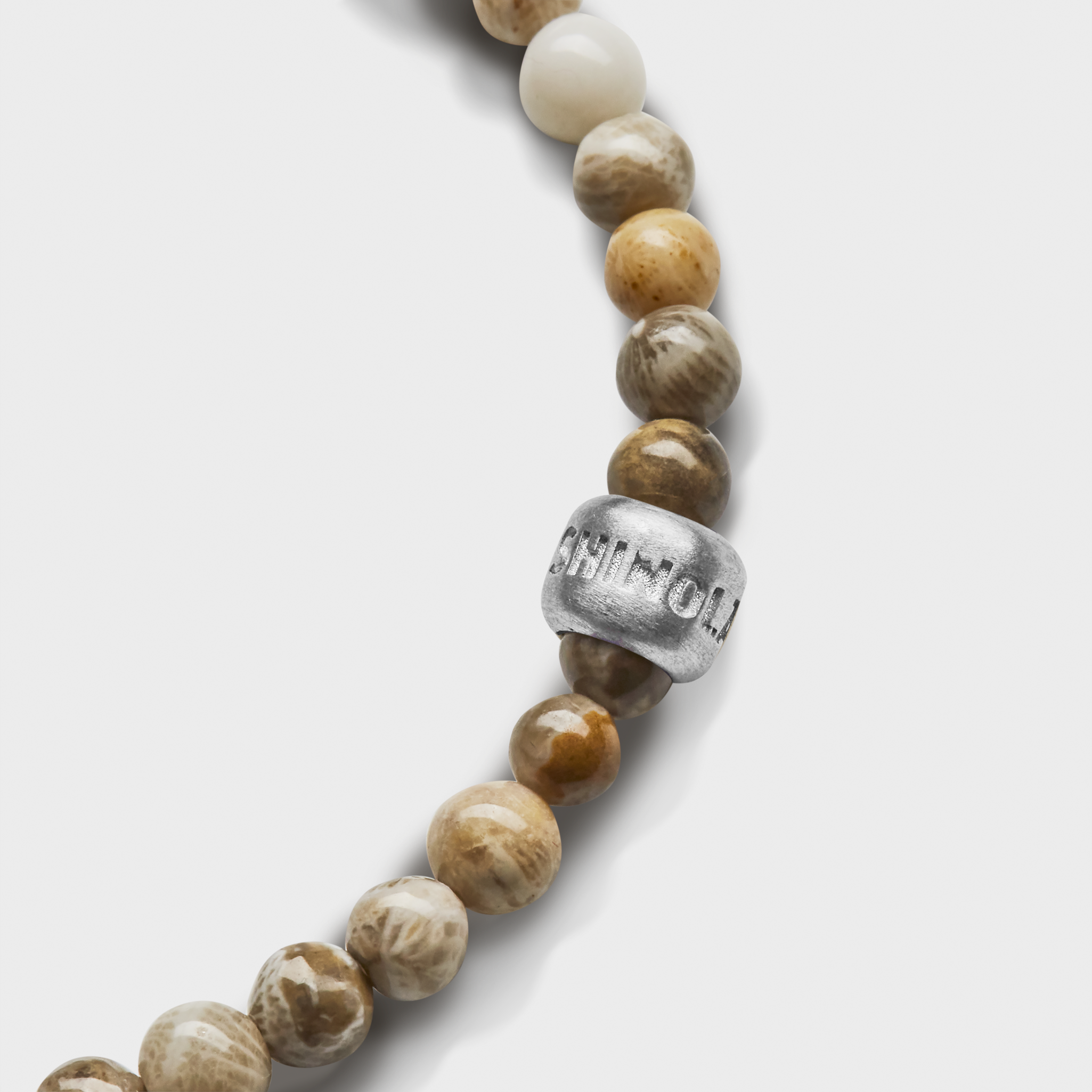 4mm Beaded Petoskey Bracelet - Petoskey - Image 2