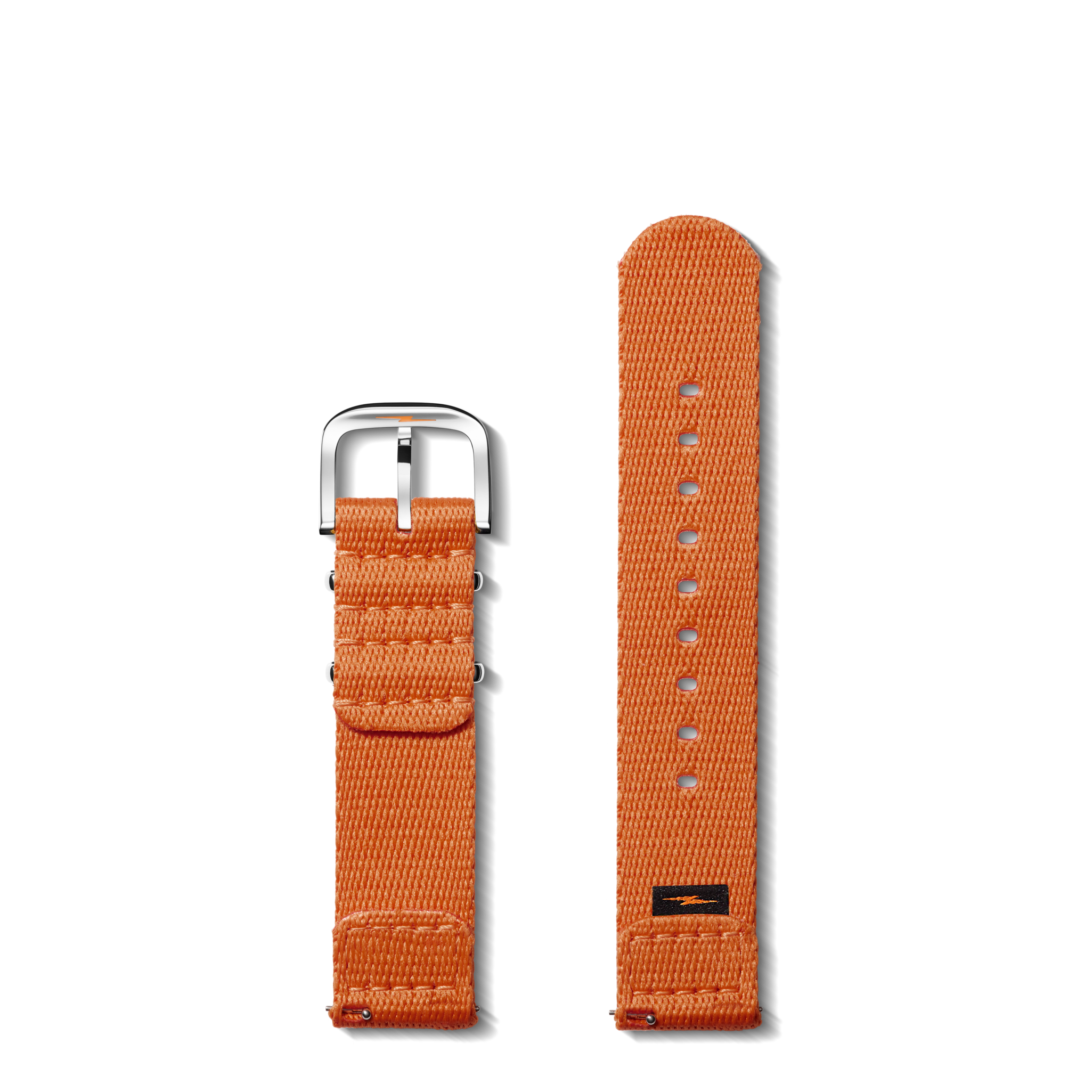 20mm Orange G10 Nylon Watch Strap - Orange - Image 2