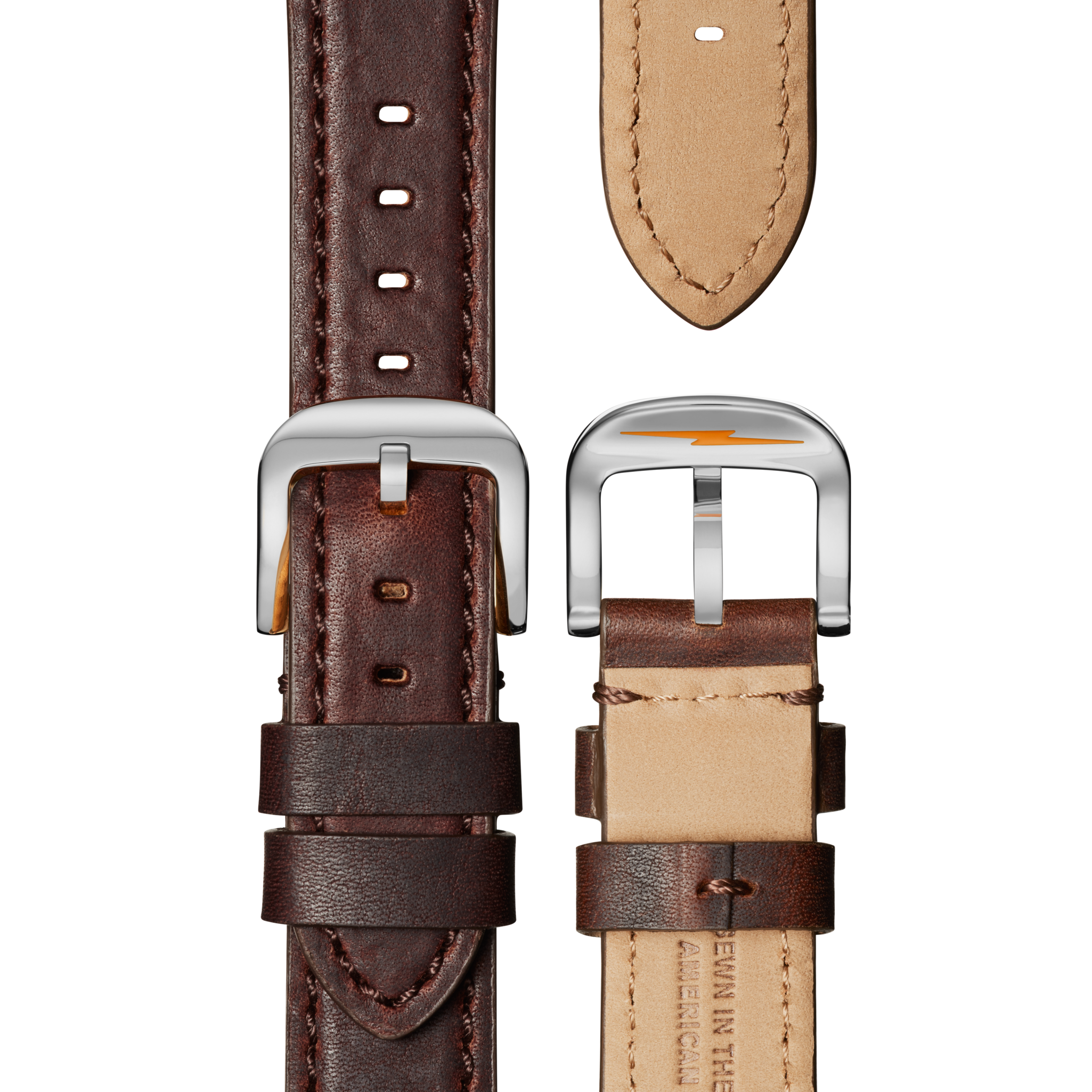 Canfield Chronograph Watch - Cattail Leather Strap - Image 7