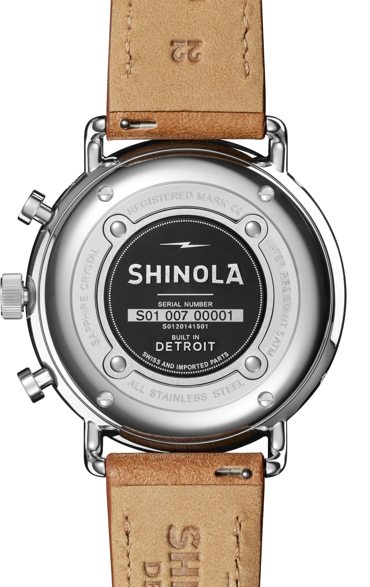 Canfield Sport Chronograph Watch - White - Image 4