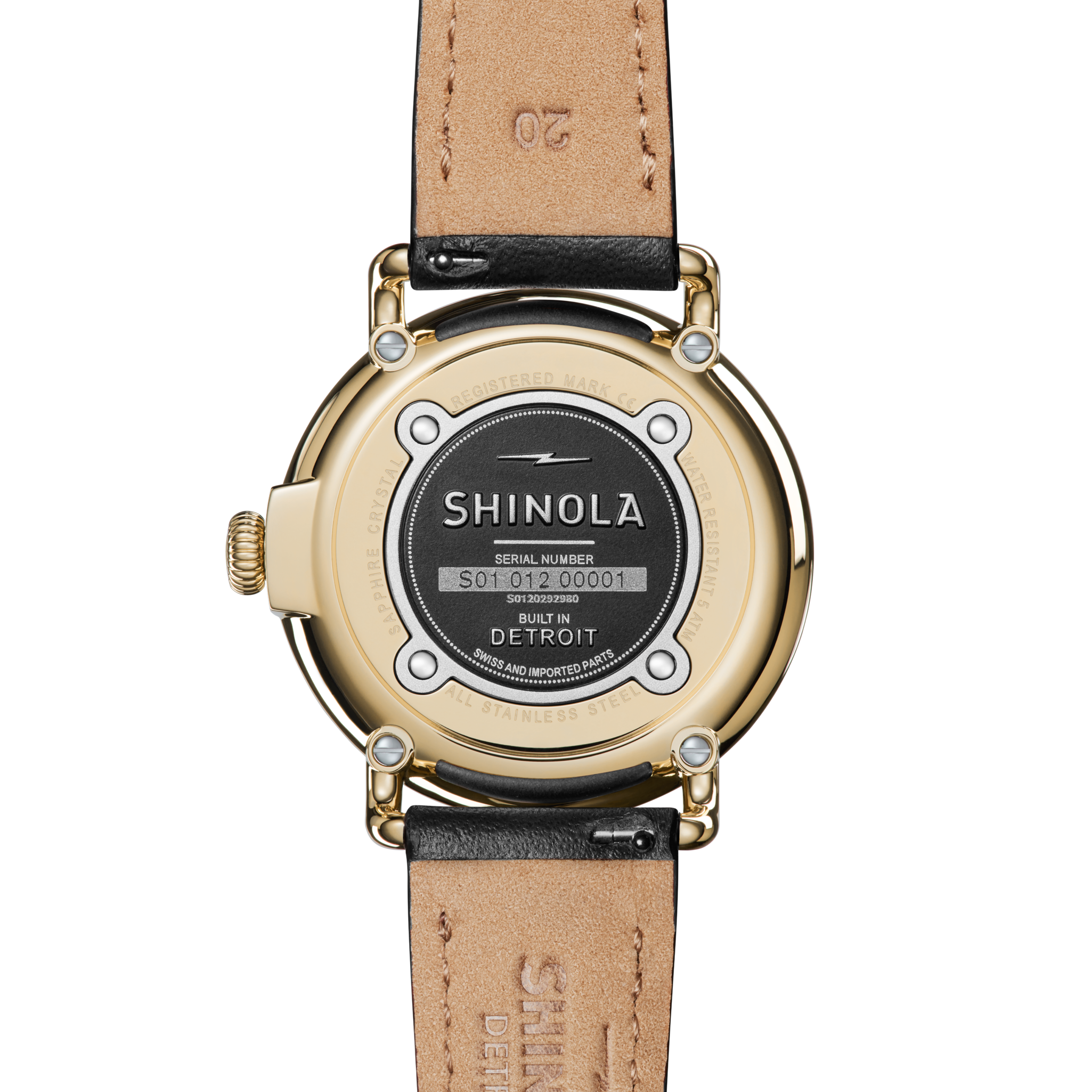 Runwell Watch - Black Mother of Pearl - Image 4