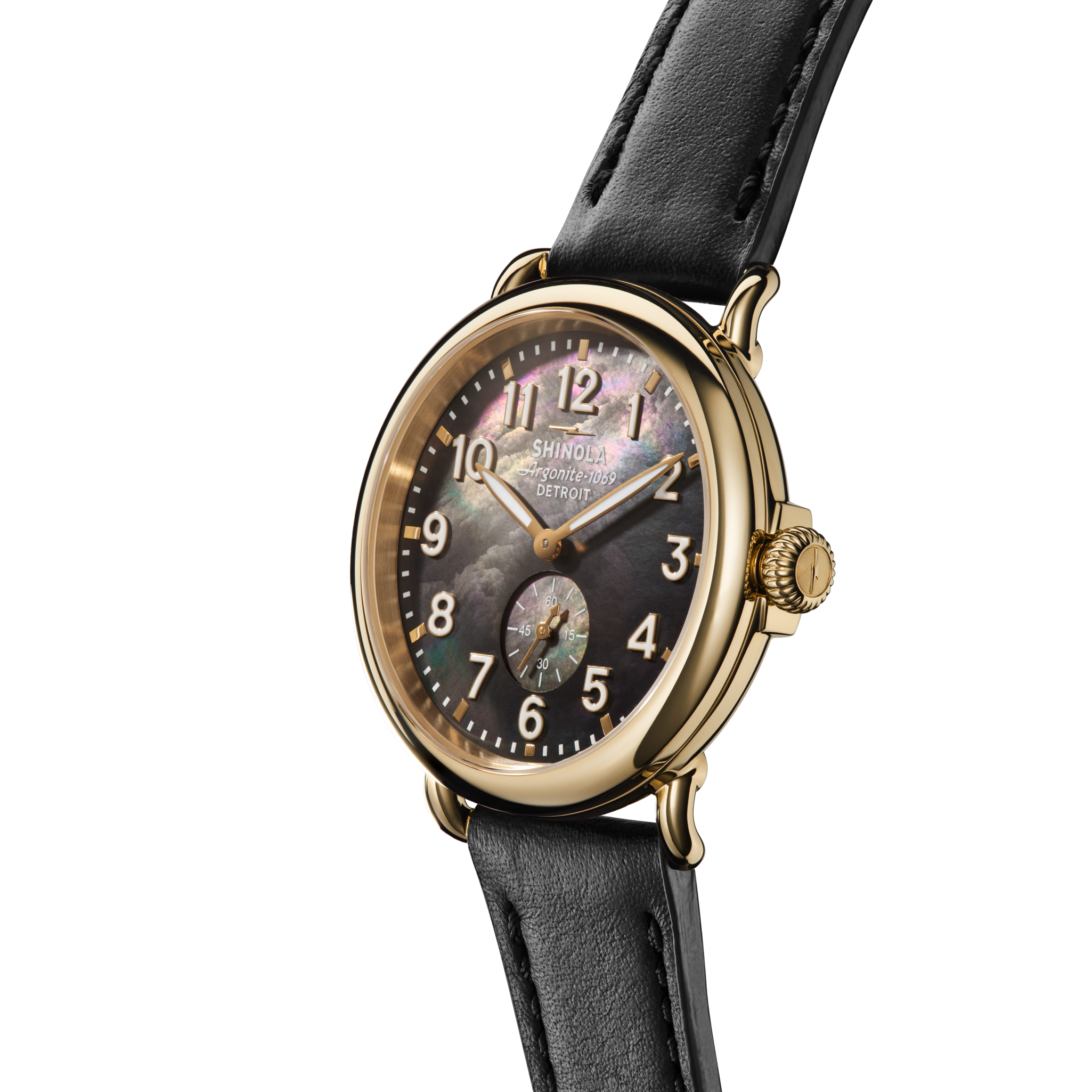 Runwell Watch - Black Mother of Pearl - Image 3