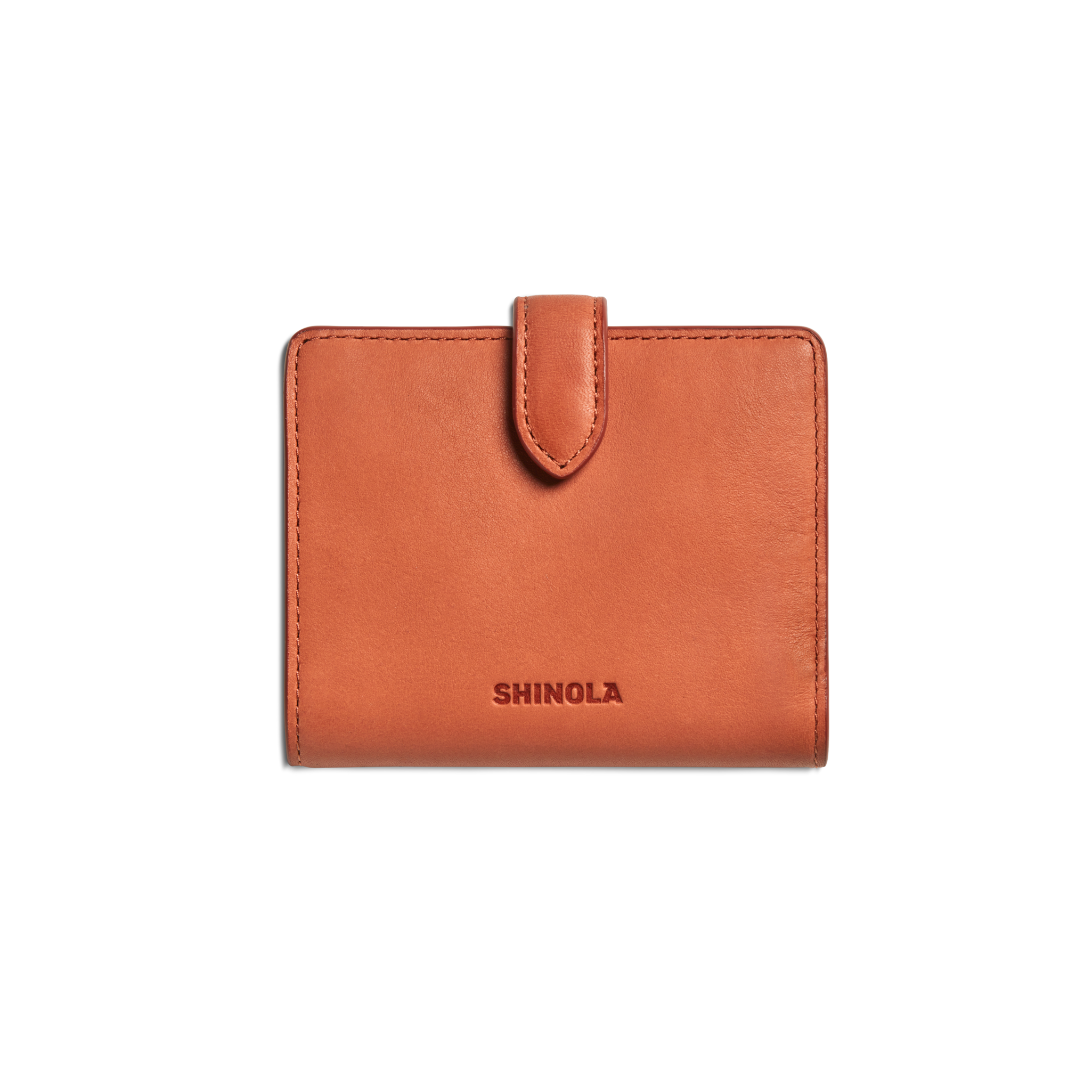 Small Snap Wallet - Rust