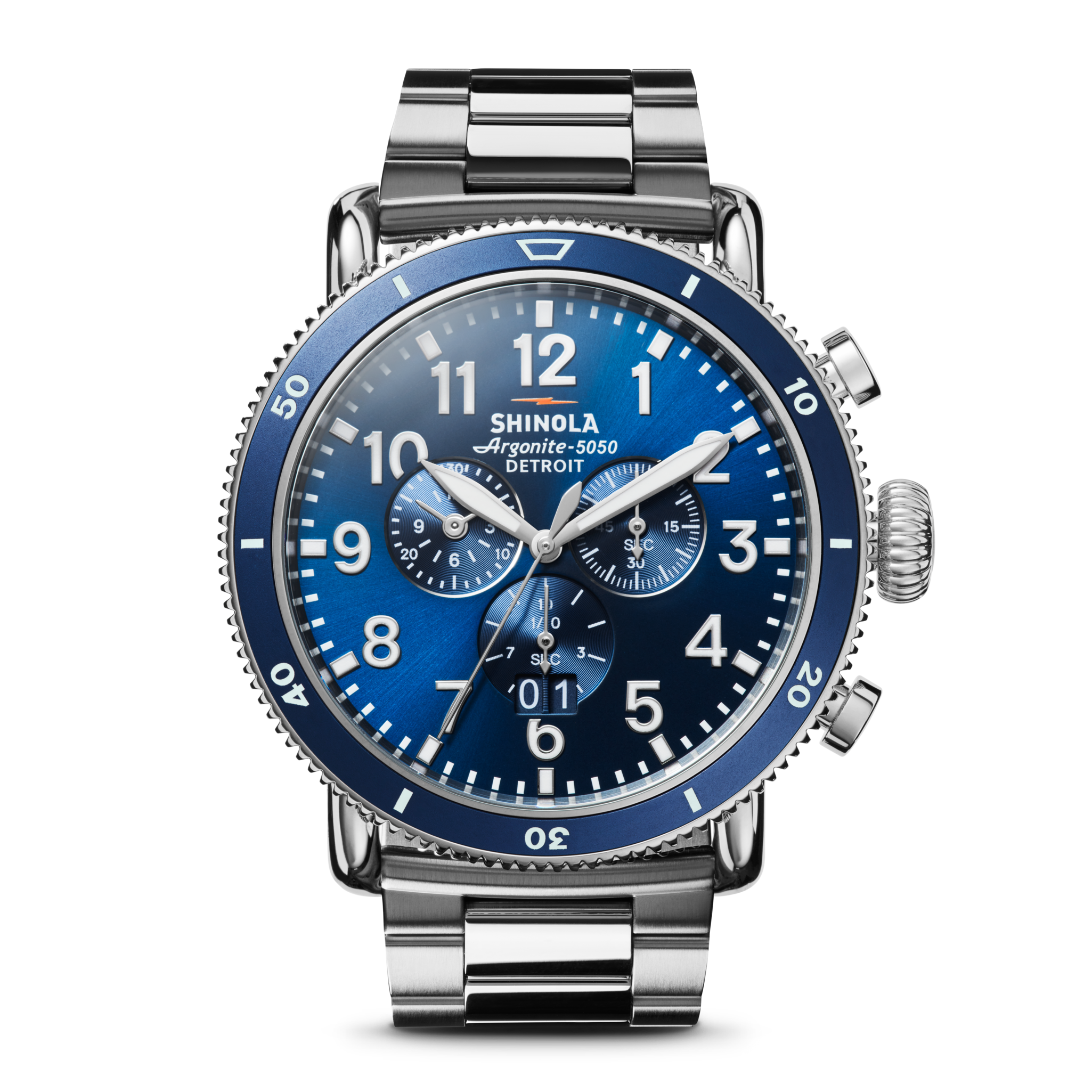 Runwell Sport Chronograph Watch - Midnight Blue