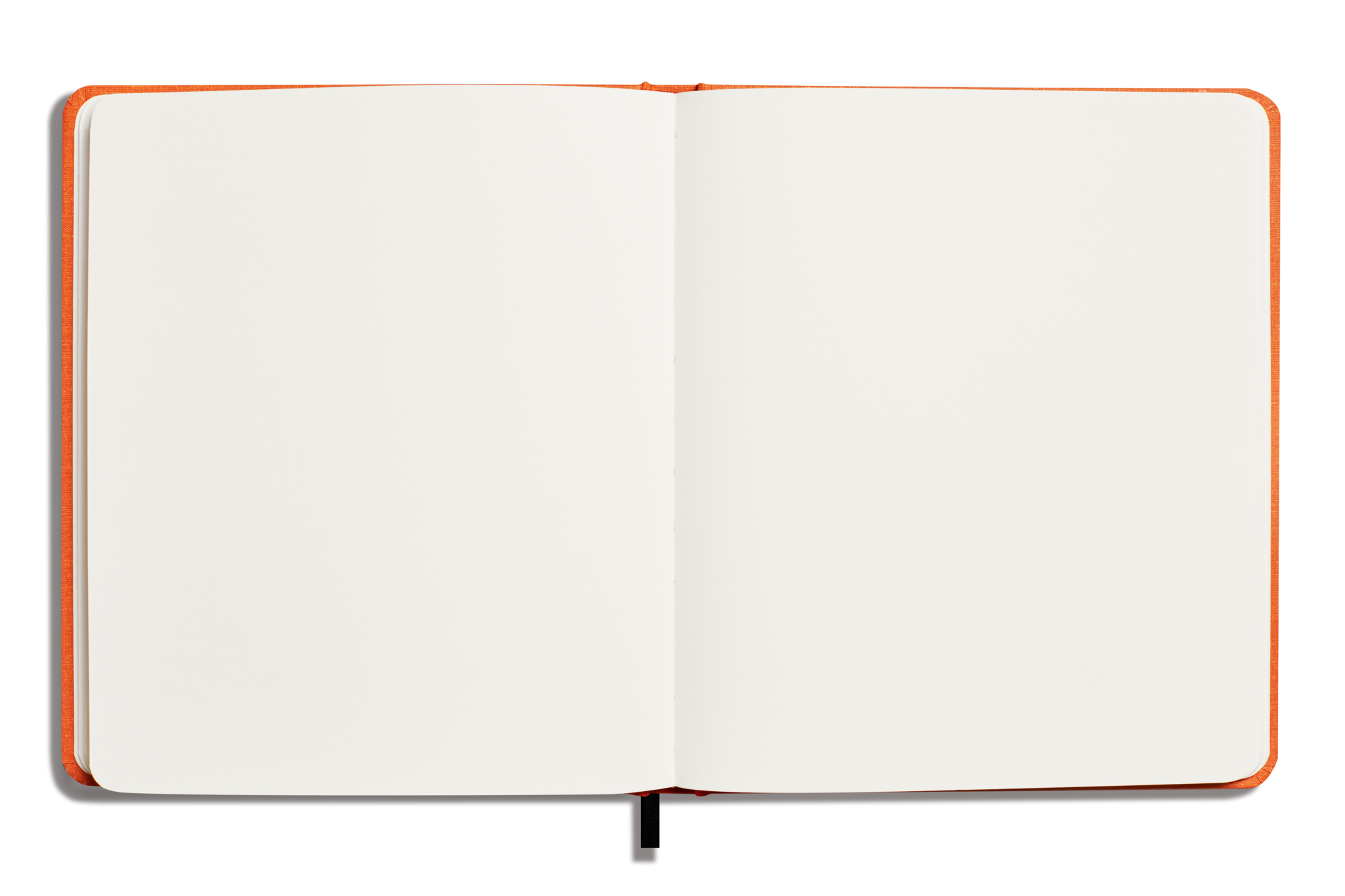 Large Hard Plain Sketchbook - Bold Orange - Image 2
